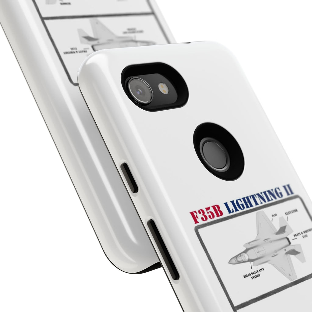 F-35 Lightning II Schematic edition phone case (USAF Colour-Way)