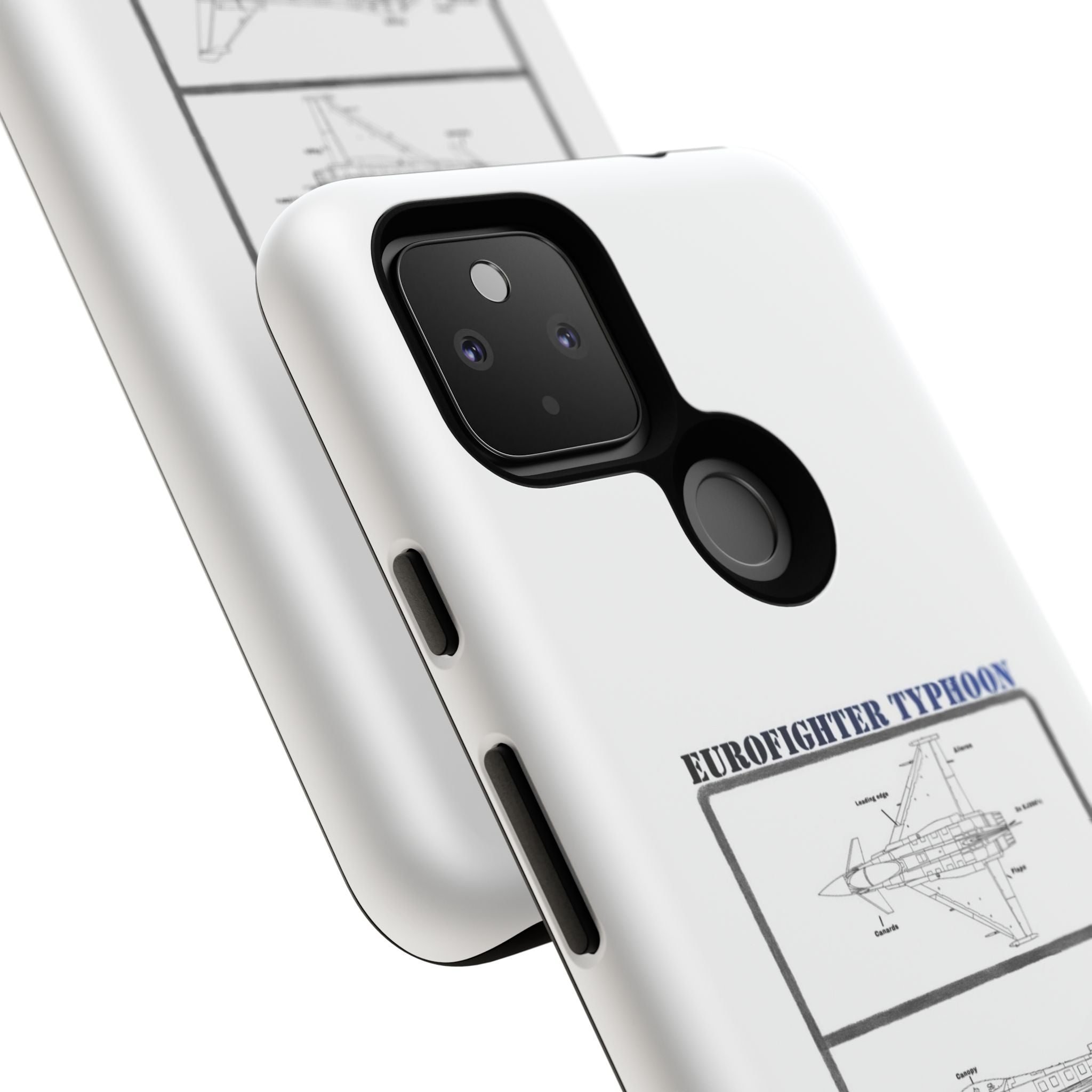 Eurofighter typhoon Schematic edition phone case (RAF Colour-Way)