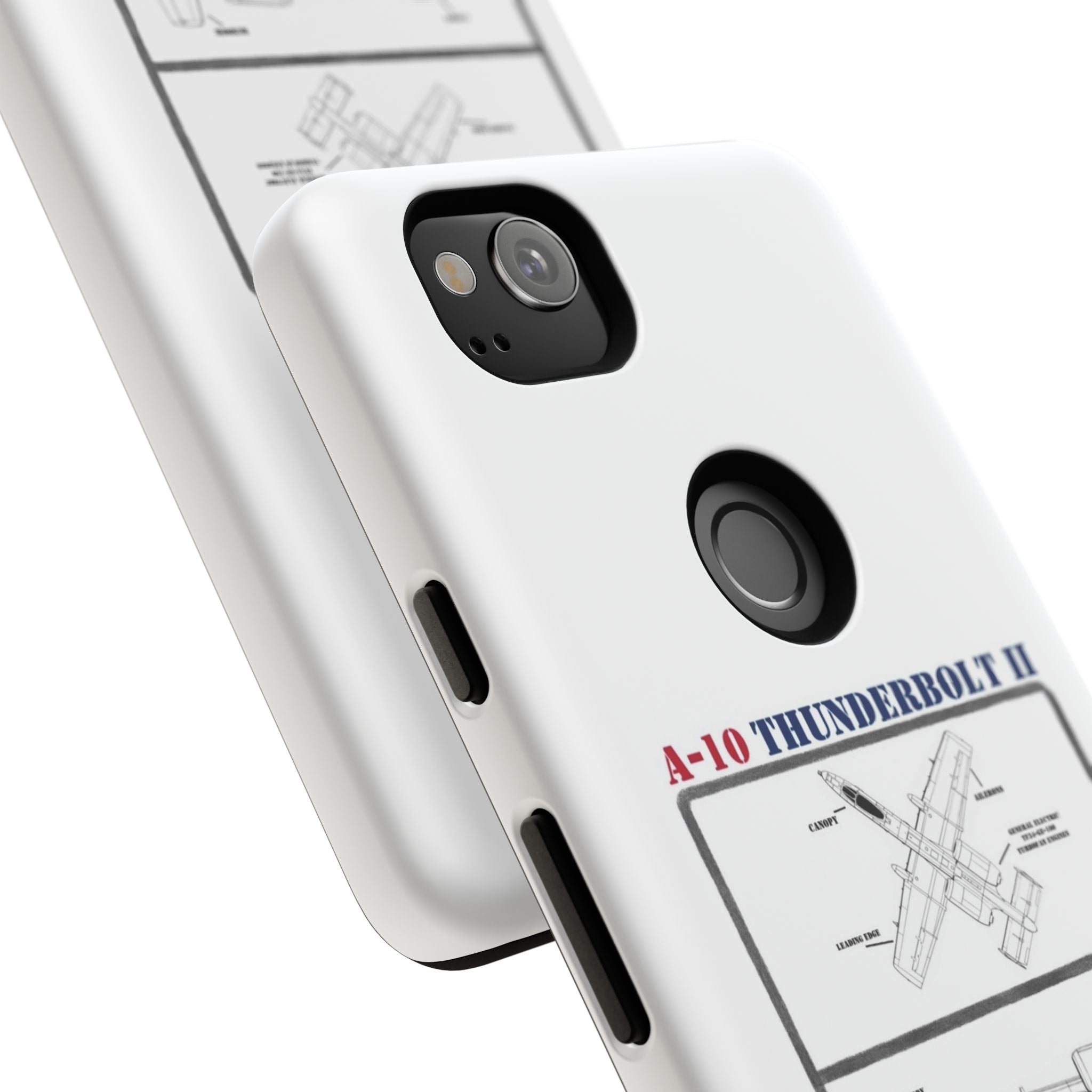 A-10 Thunderbolt Schematic edition phone case (USAF Colour-Way)
