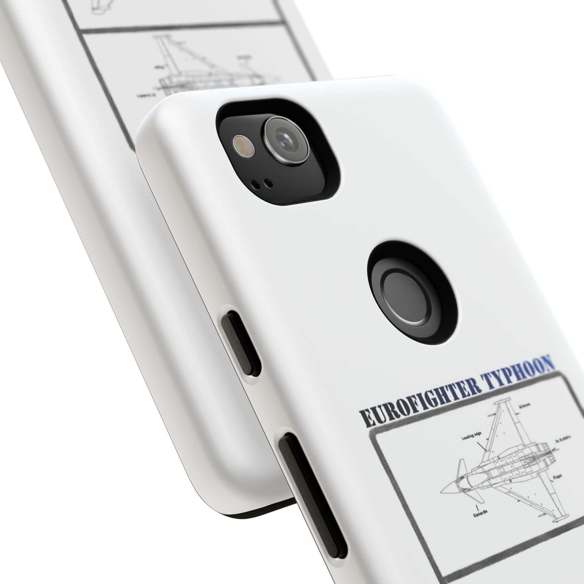 Eurofighter typhoon Schematic edition phone case (RAF Colour-Way)
