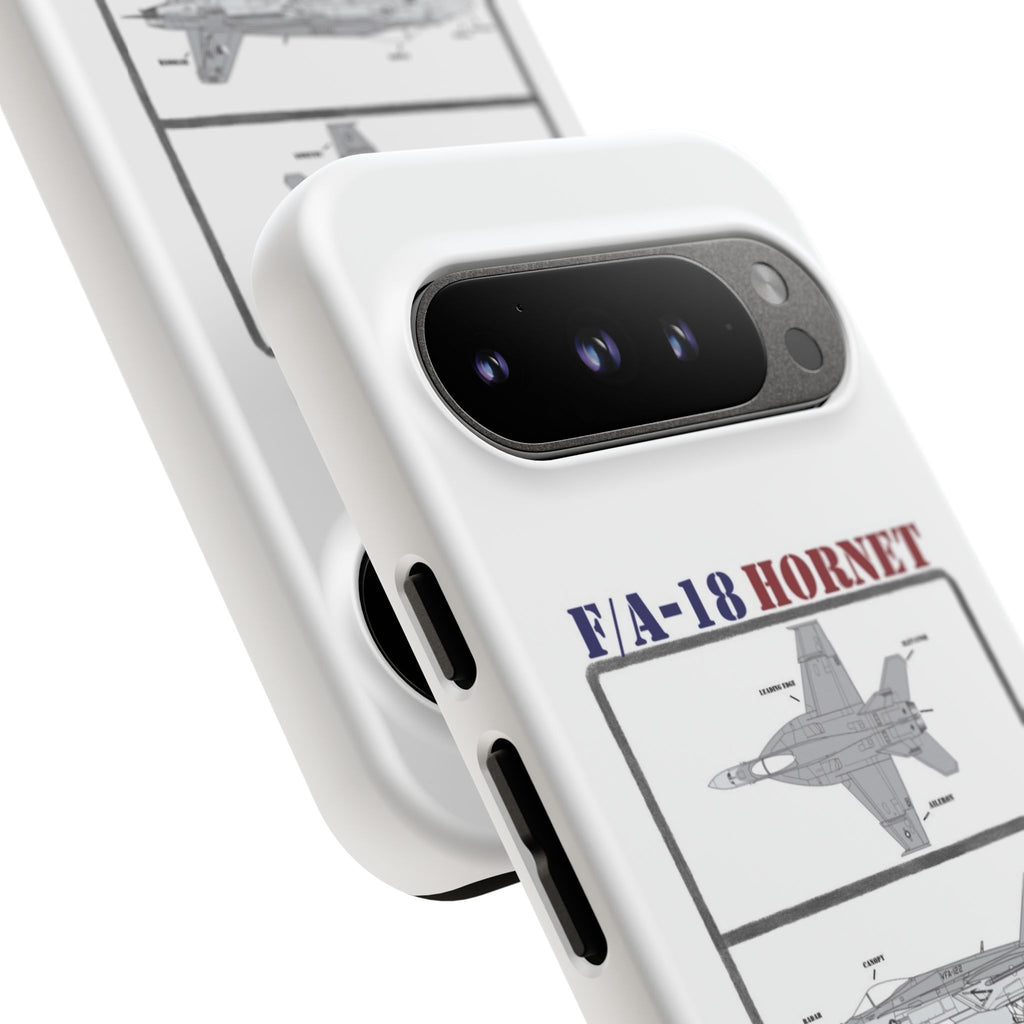 F/A-18 Hornet Schematic edition phone case (USAF Colour-Way)