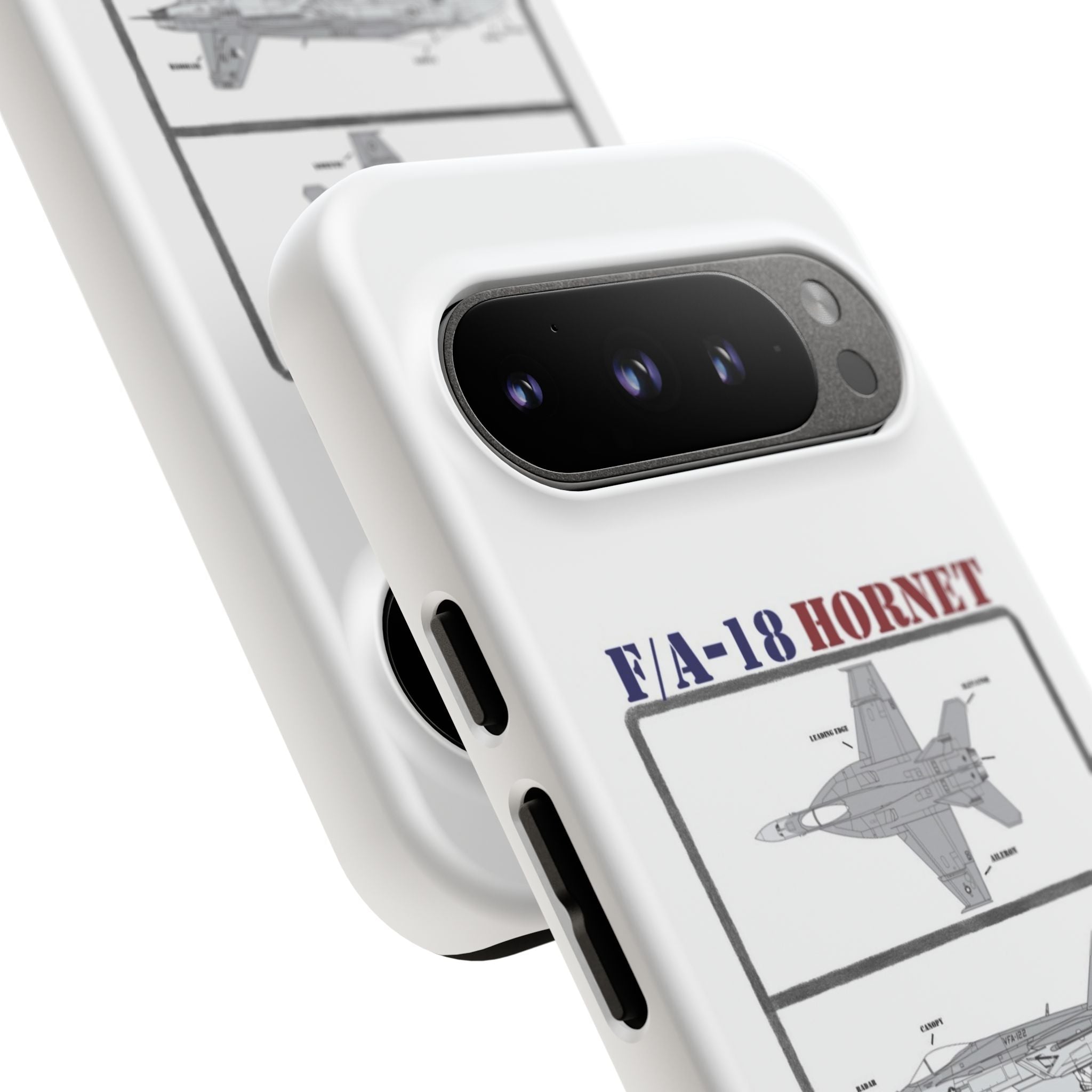 F/A-18 Hornet Schematic edition phone case (USAF Colour-Way)