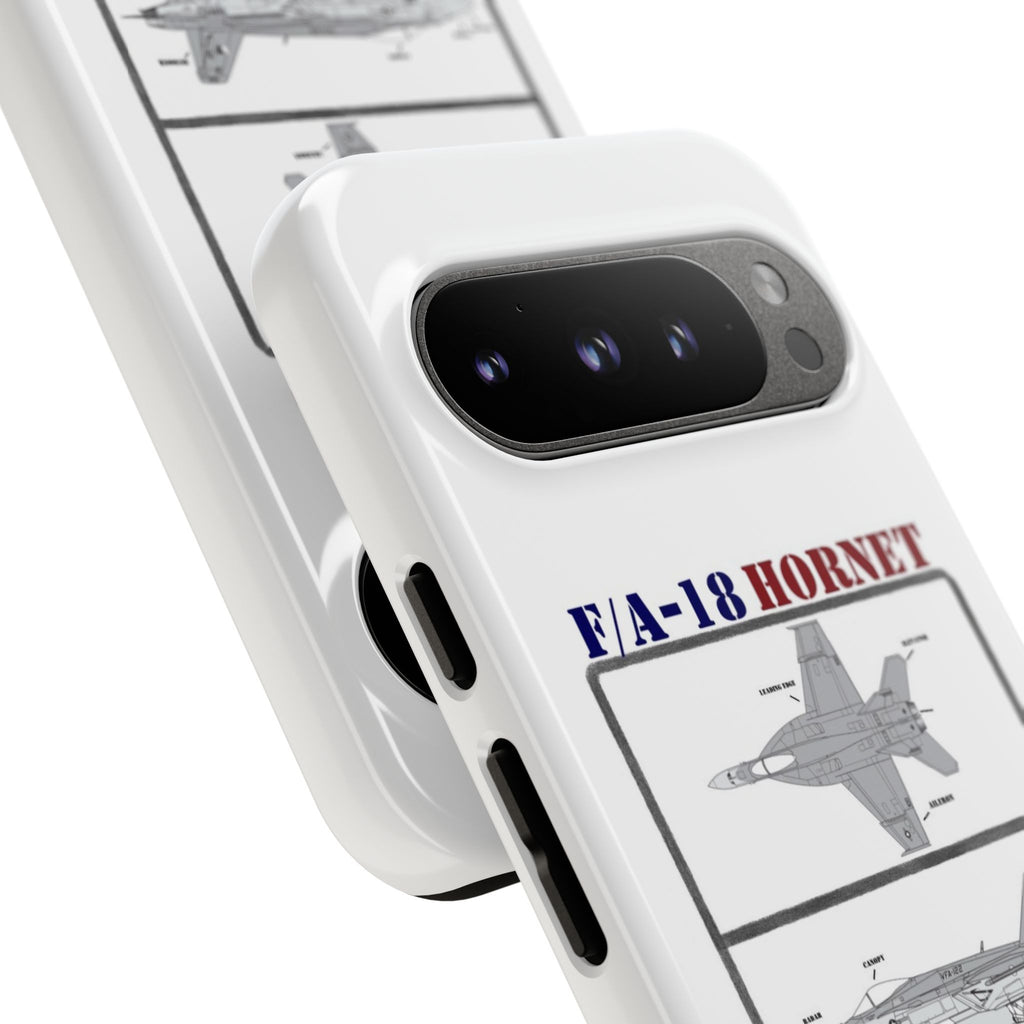 F/A-18 Hornet Schematic edition phone case (USAF Colour-Way)