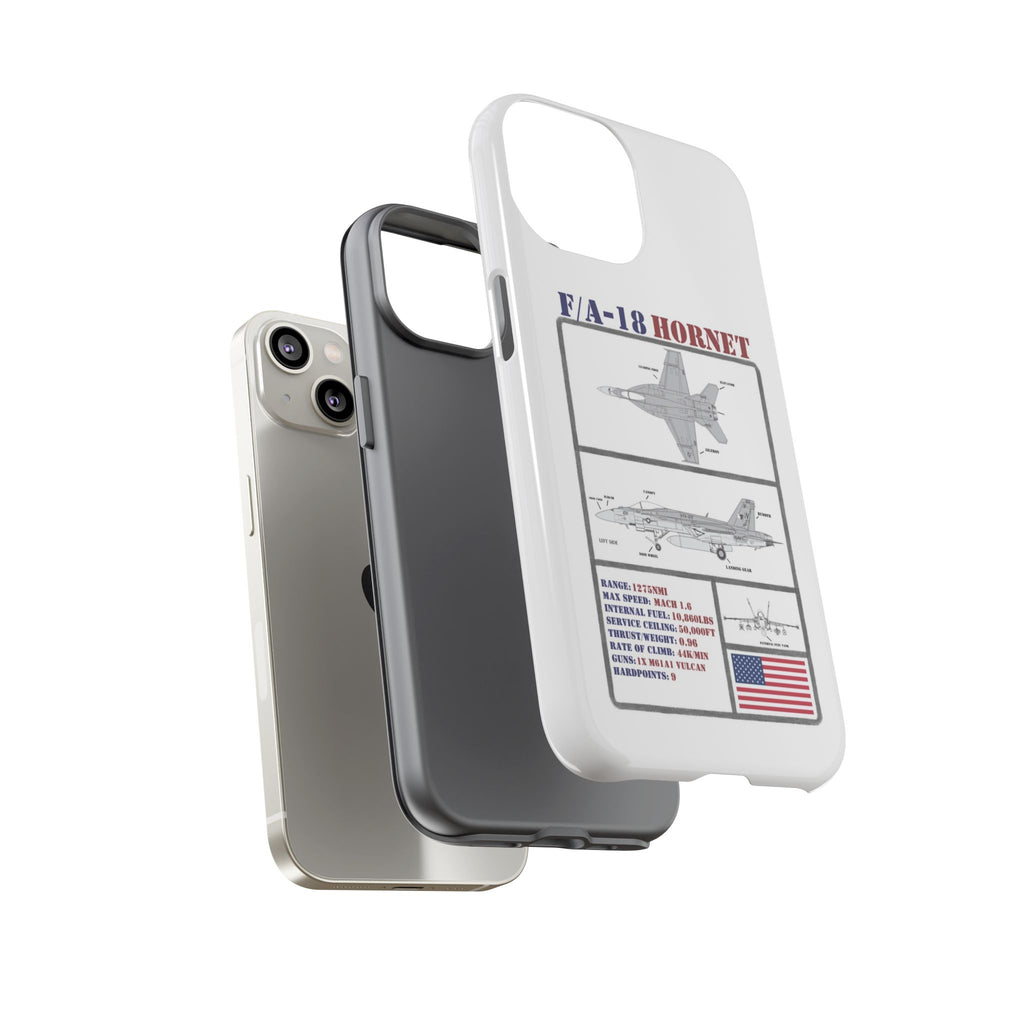F/A-18 Hornet Schematic edition phone case (USAF Colour-Way)
