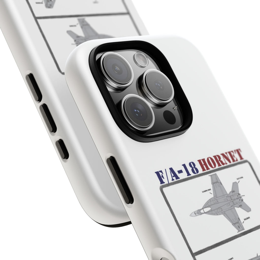 F/A-18 Hornet Schematic edition phone case (USAF Colour-Way)