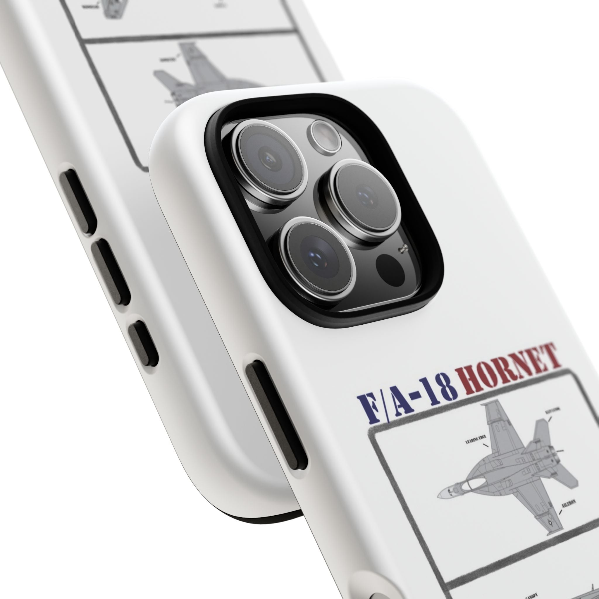 F/A-18 Hornet Schematic edition phone case (USAF Colour-Way)
