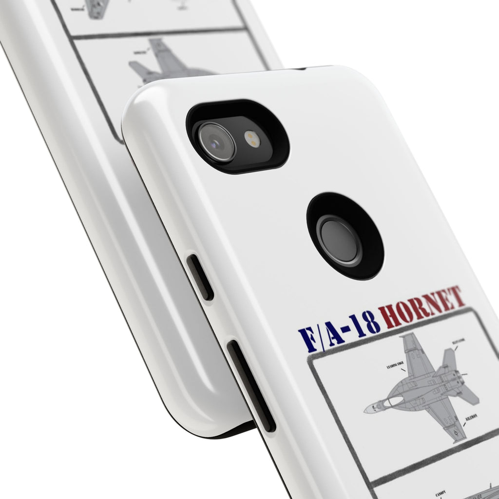 F/A-18 Hornet Schematic edition phone case (USAF Colour-Way)