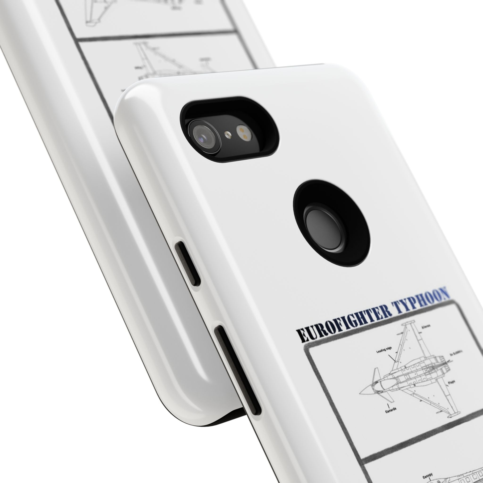 Eurofighter typhoon Schematic edition phone case (RAF Colour-Way)
