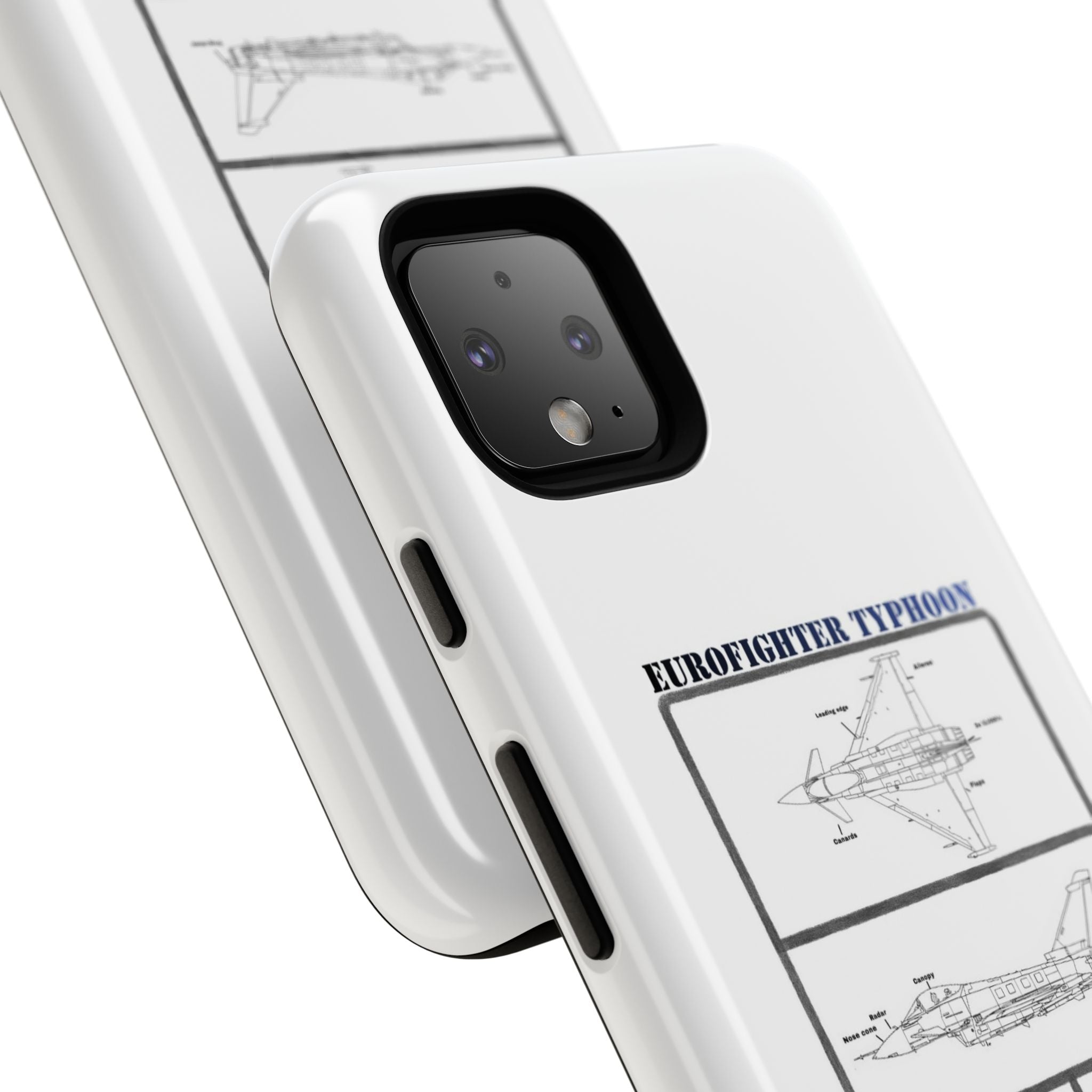 Eurofighter typhoon Schematic edition phone case (RAF Colour-Way)