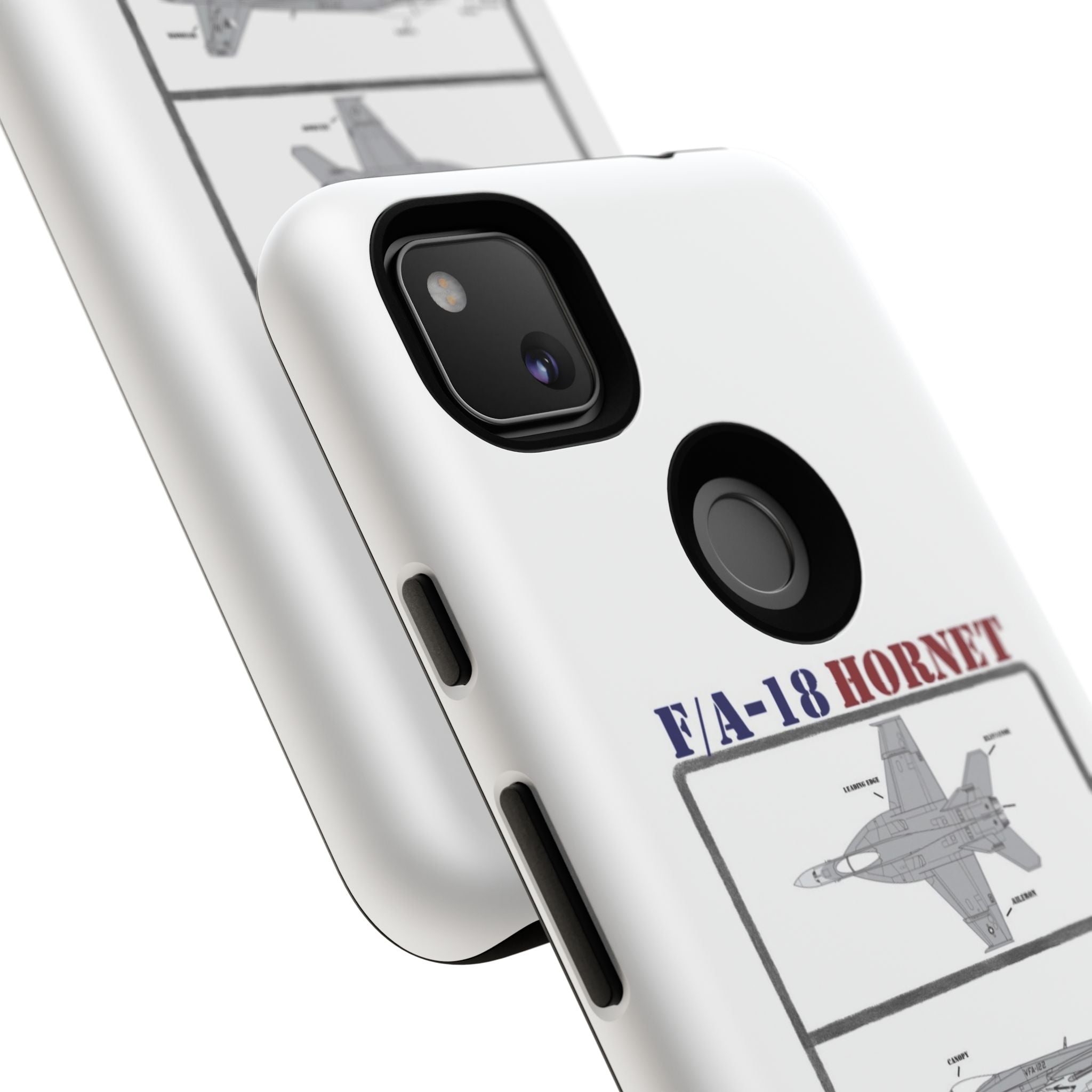 F/A-18 Hornet Schematic edition phone case (USAF Colour-Way)