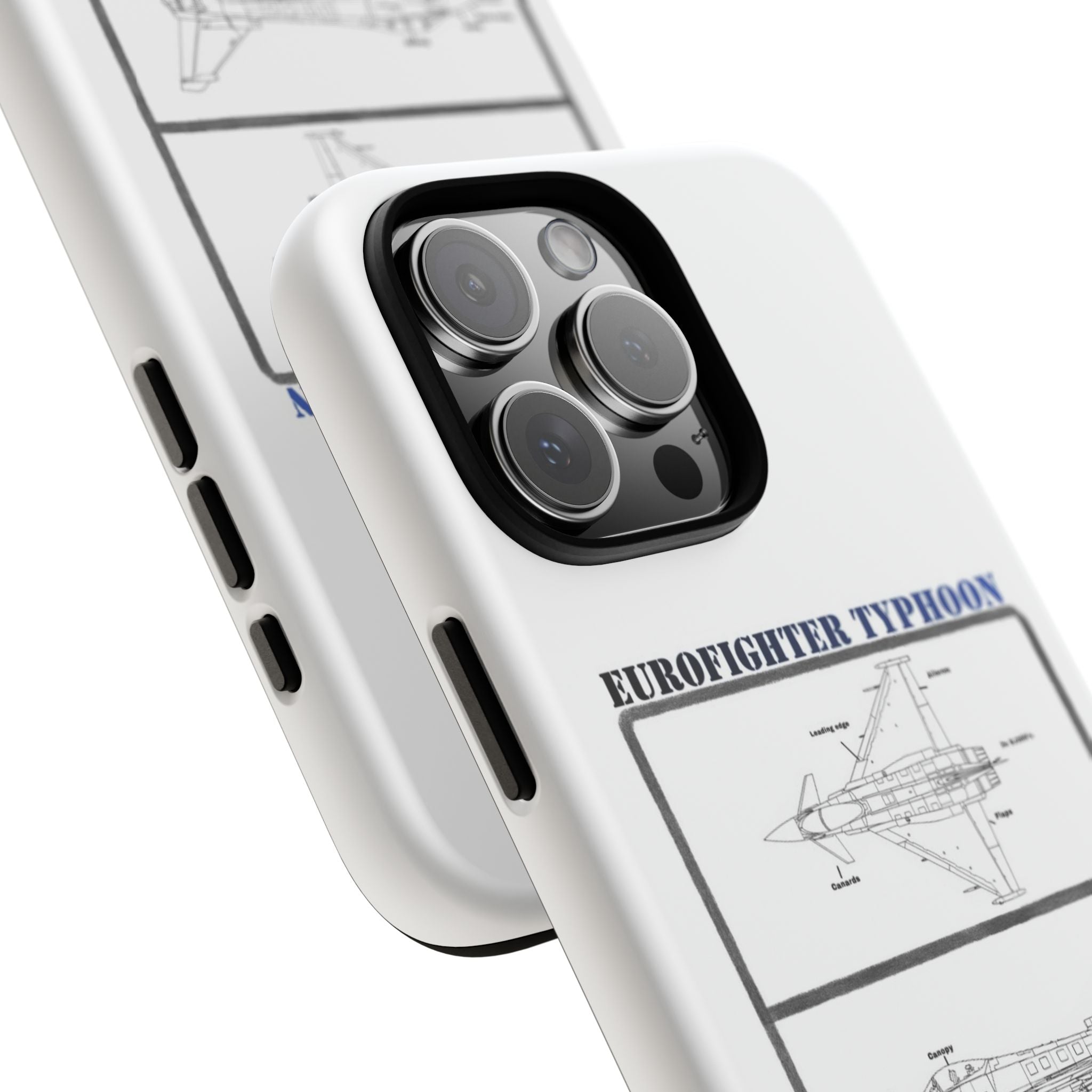 Eurofighter typhoon Schematic edition phone case (RAF Colour-Way)