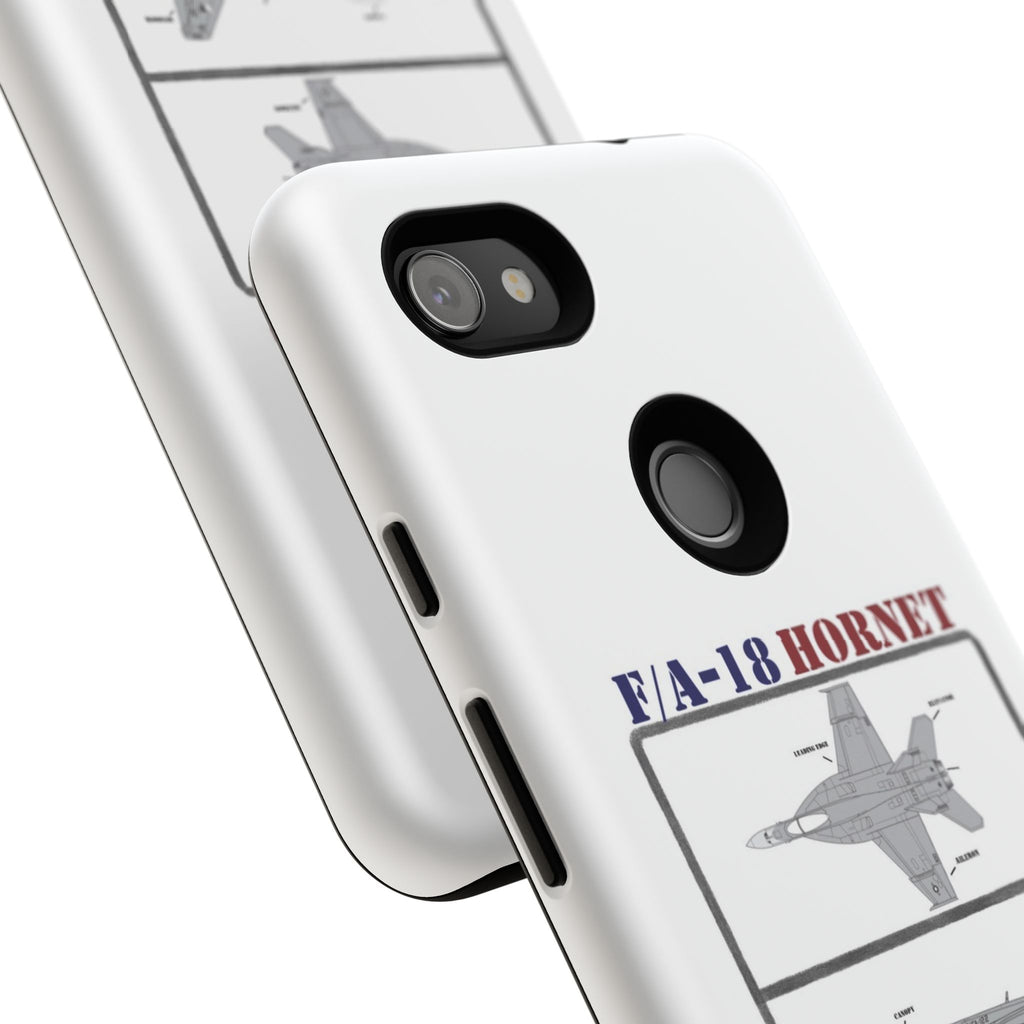 F/A-18 Hornet Schematic edition phone case (USAF Colour-Way)