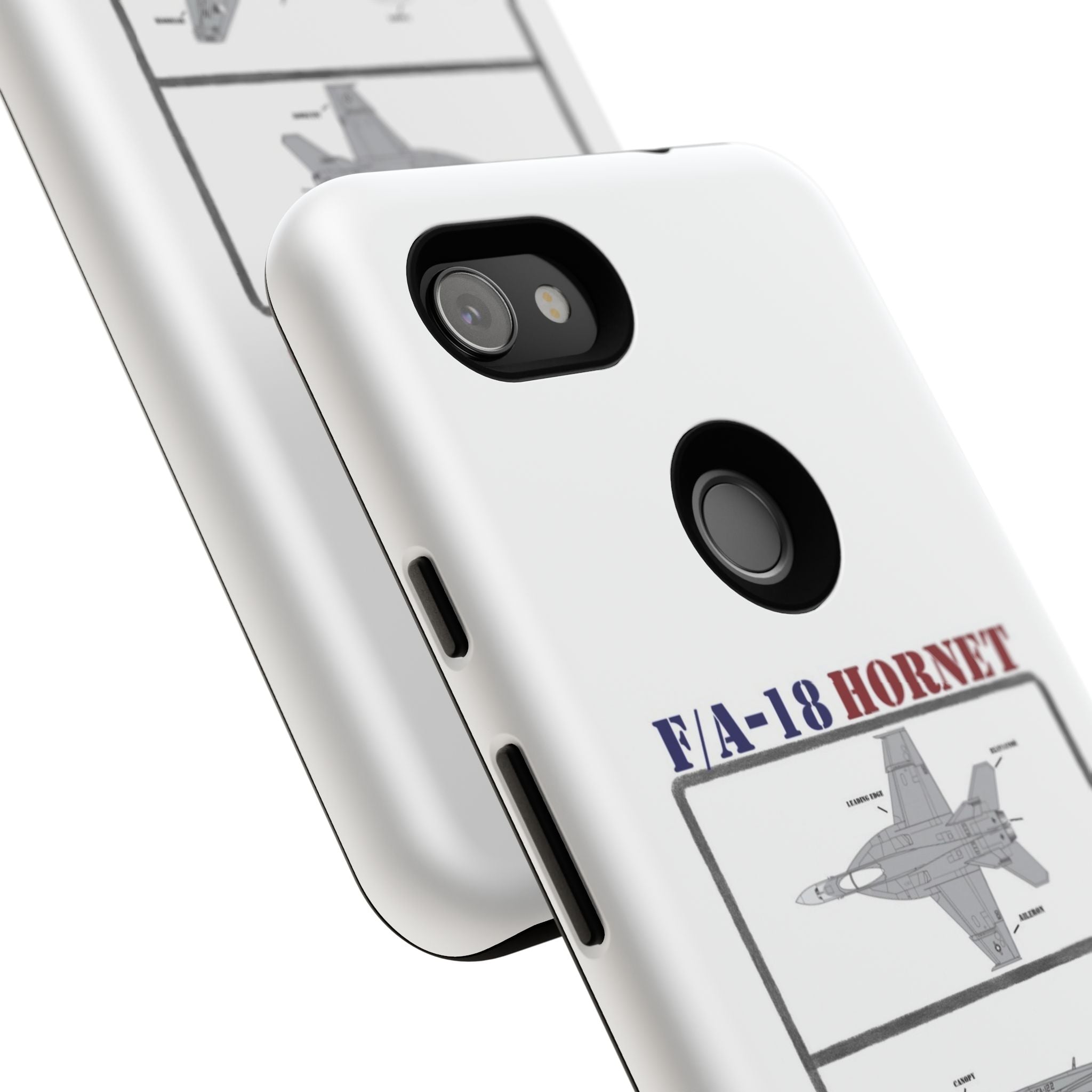F/A-18 Hornet Schematic edition phone case (USAF Colour-Way)