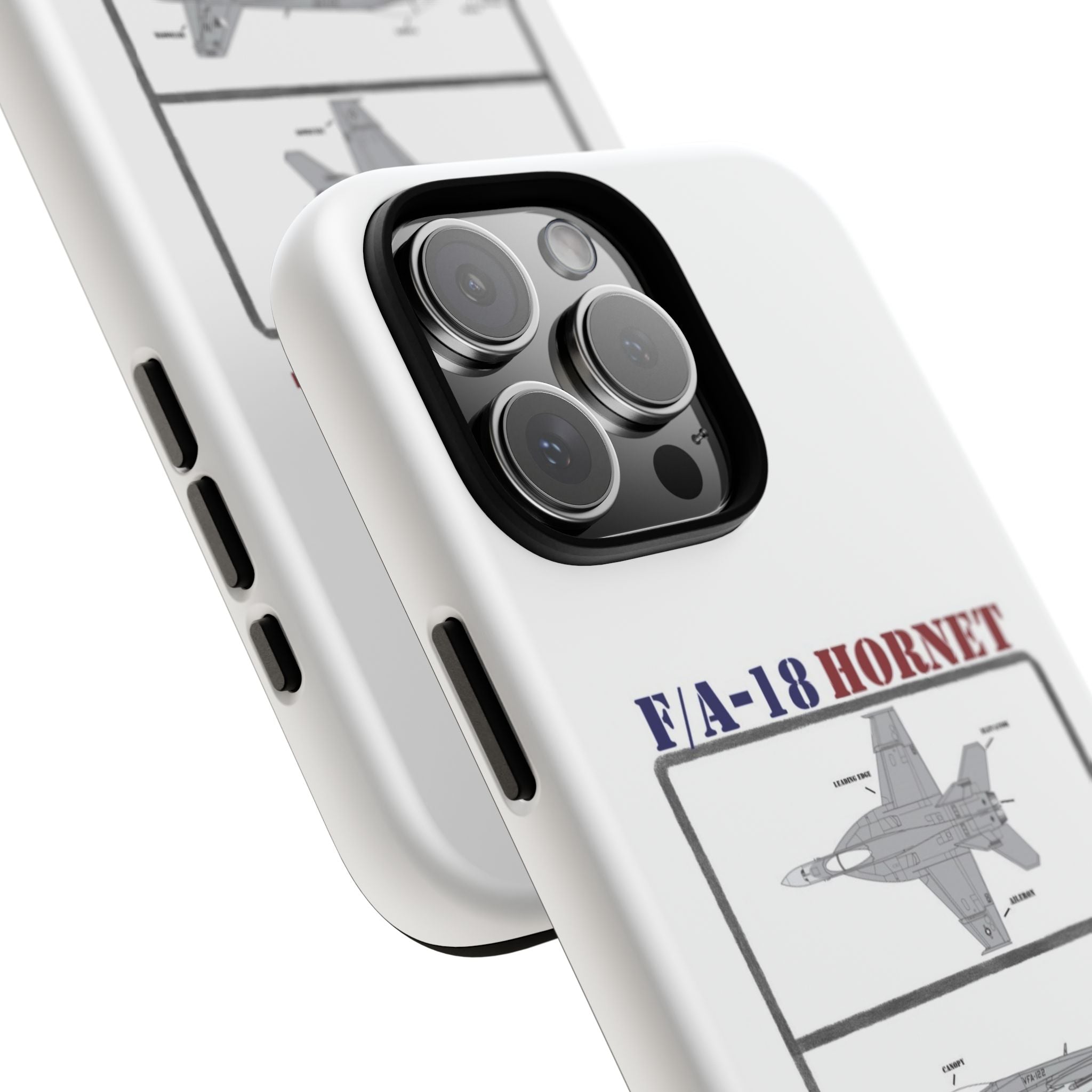 F/A-18 Hornet Schematic edition phone case (USAF Colour-Way)