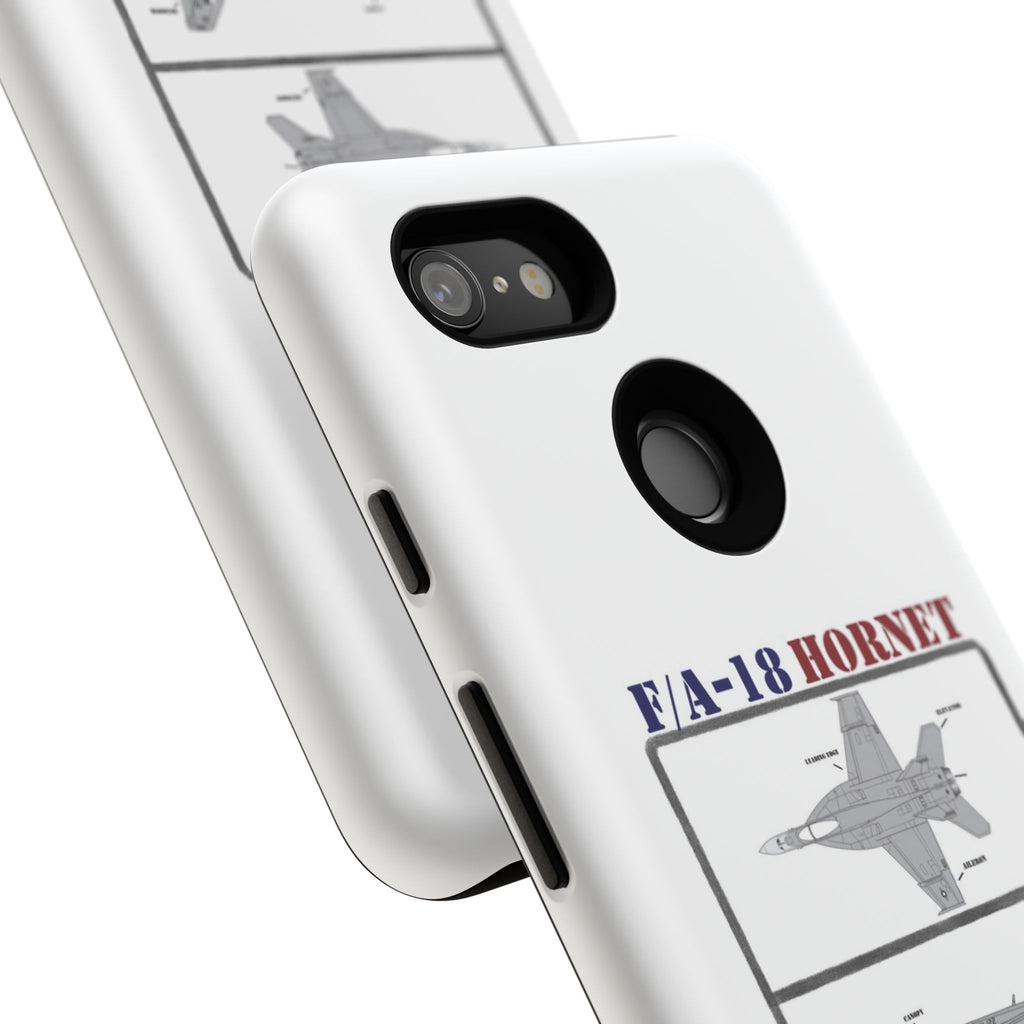 F/A-18 Hornet Schematic edition phone case (USAF Colour-Way)