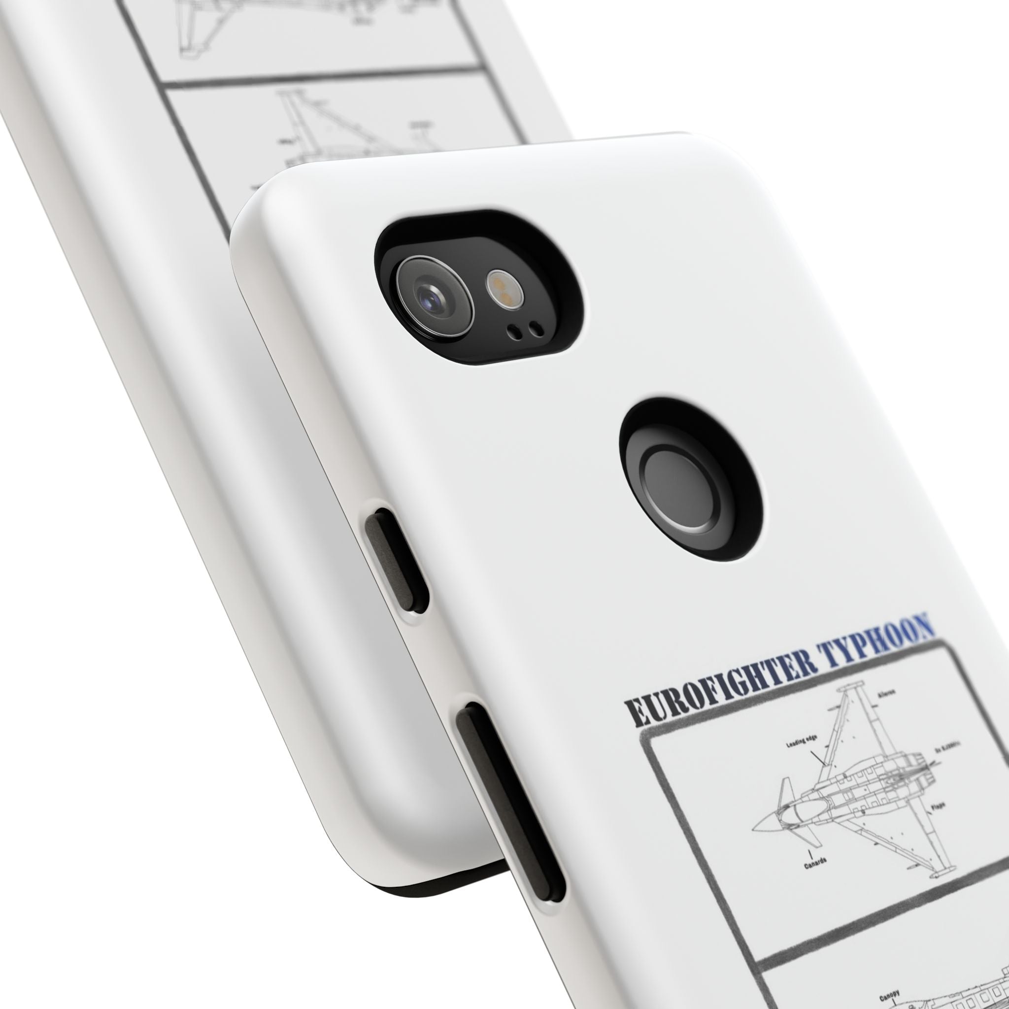 Eurofighter typhoon Schematic edition phone case (RAF Colour-Way)