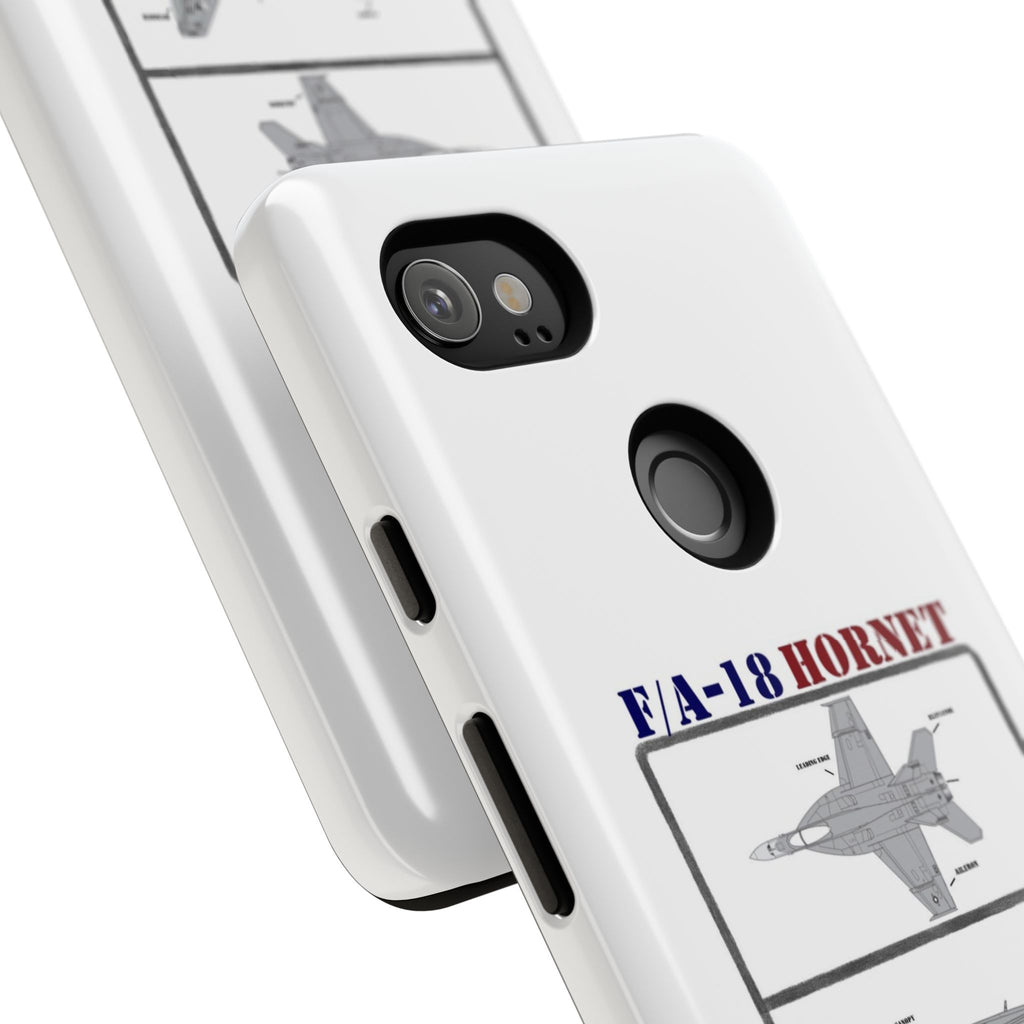 F/A-18 Hornet Schematic edition phone case (USAF Colour-Way)