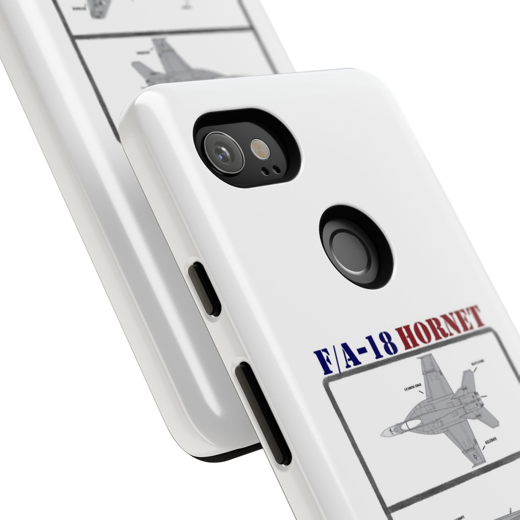 F/A-18 Hornet Schematic edition phone case (USAF Colour-Way)