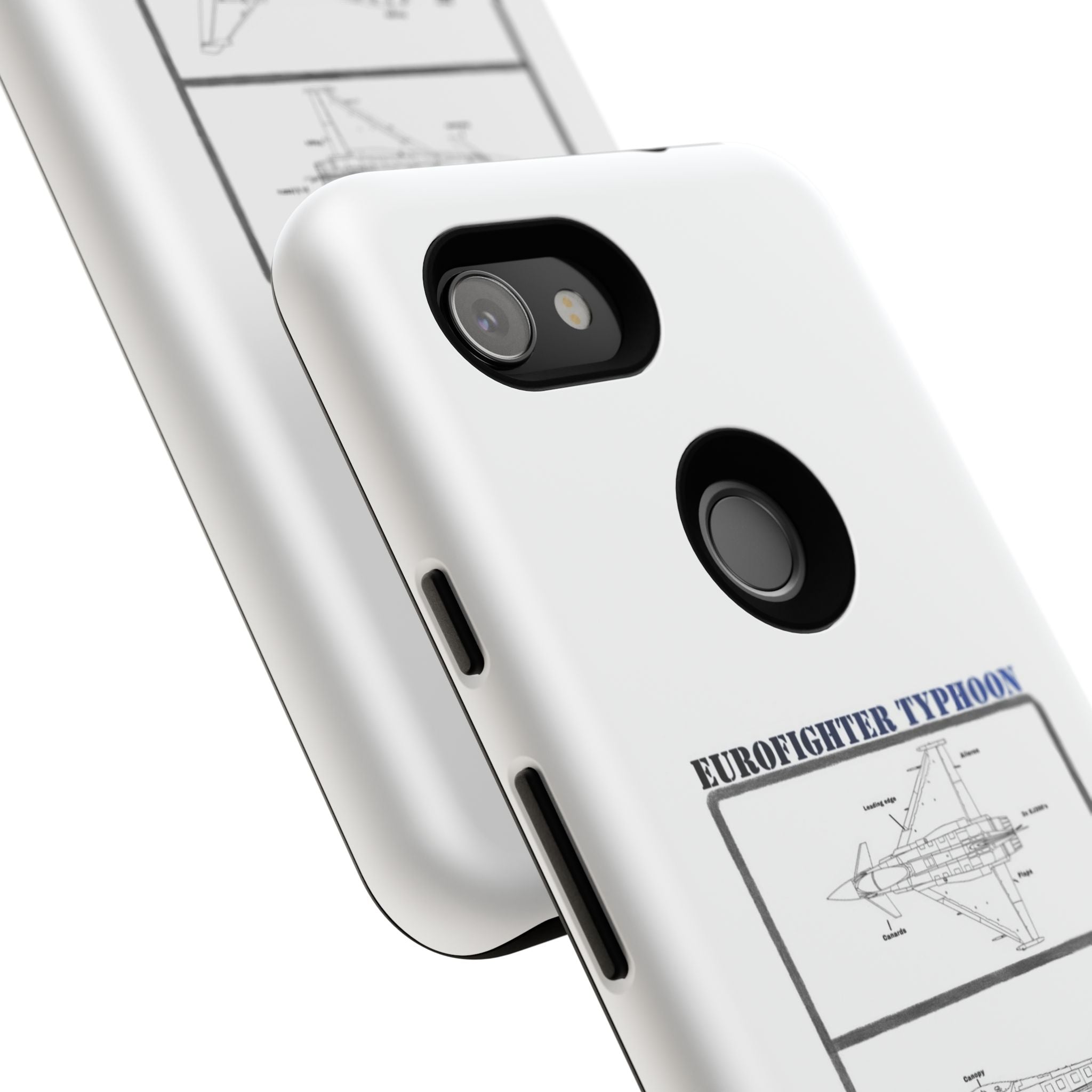Eurofighter typhoon Schematic edition phone case (RAF Colour-Way)