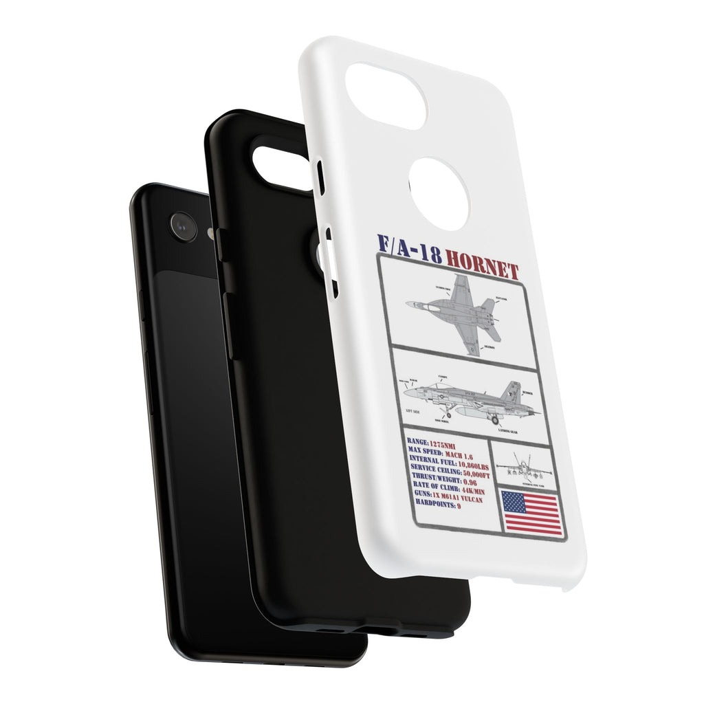 F/A-18 Hornet Schematic edition phone case (USAF Colour-Way)