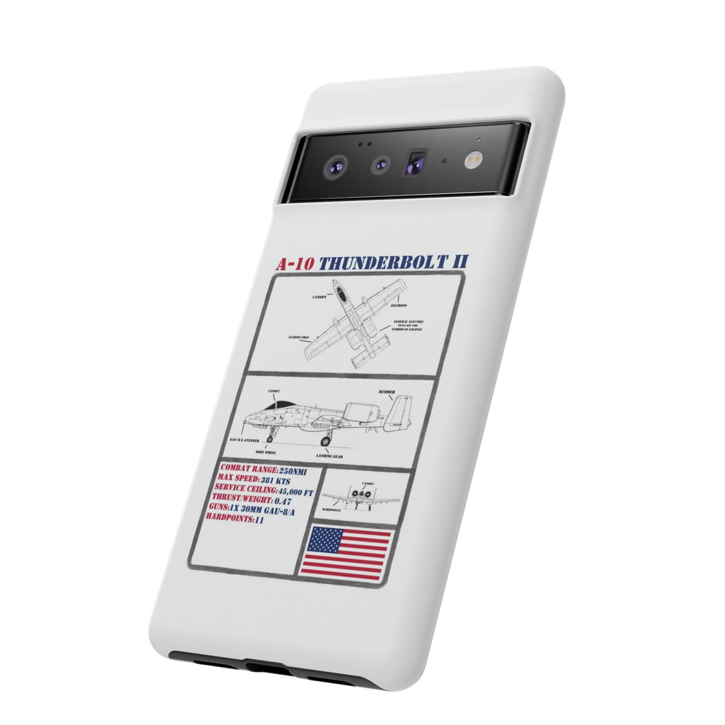 A-10 Thunderbolt Schematic edition phone case (USAF Colour-Way)
