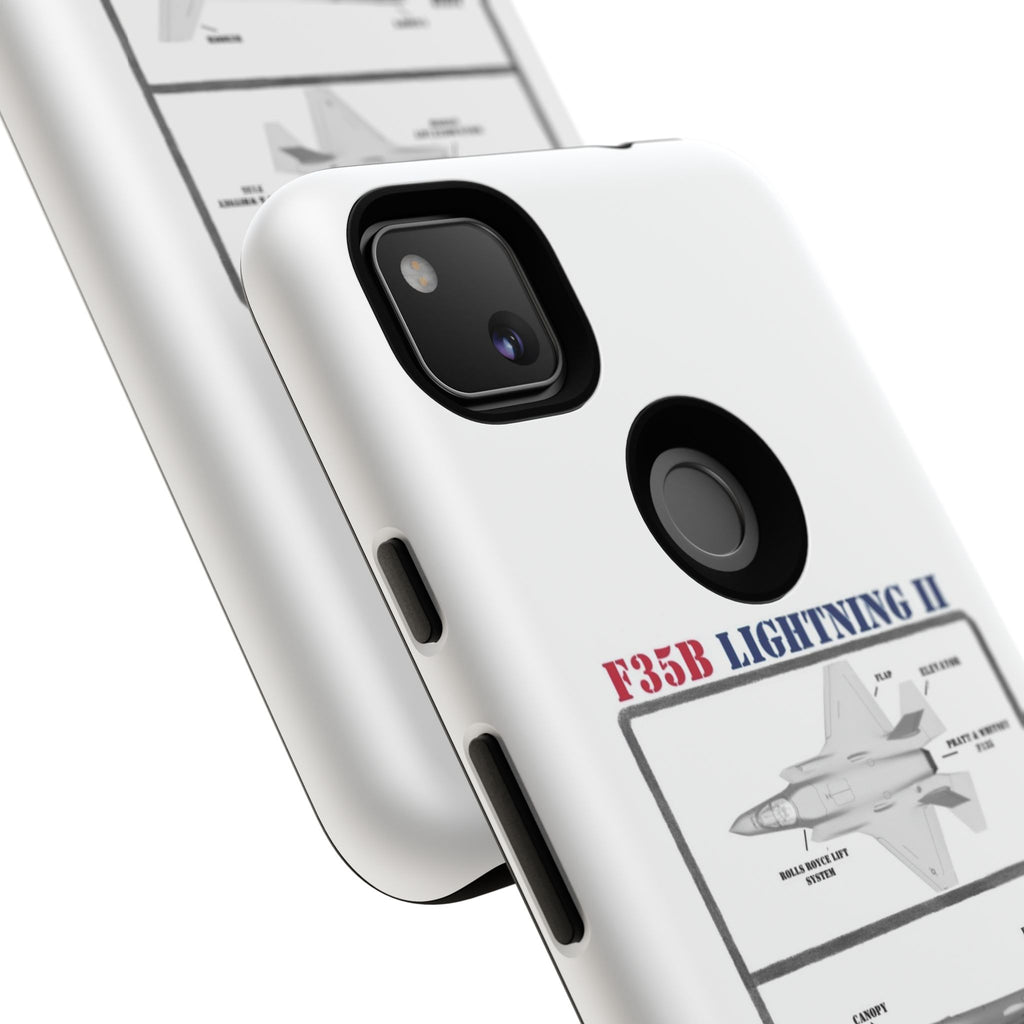 F-35 Lightning II Schematic edition phone case (USAF Colour-Way)