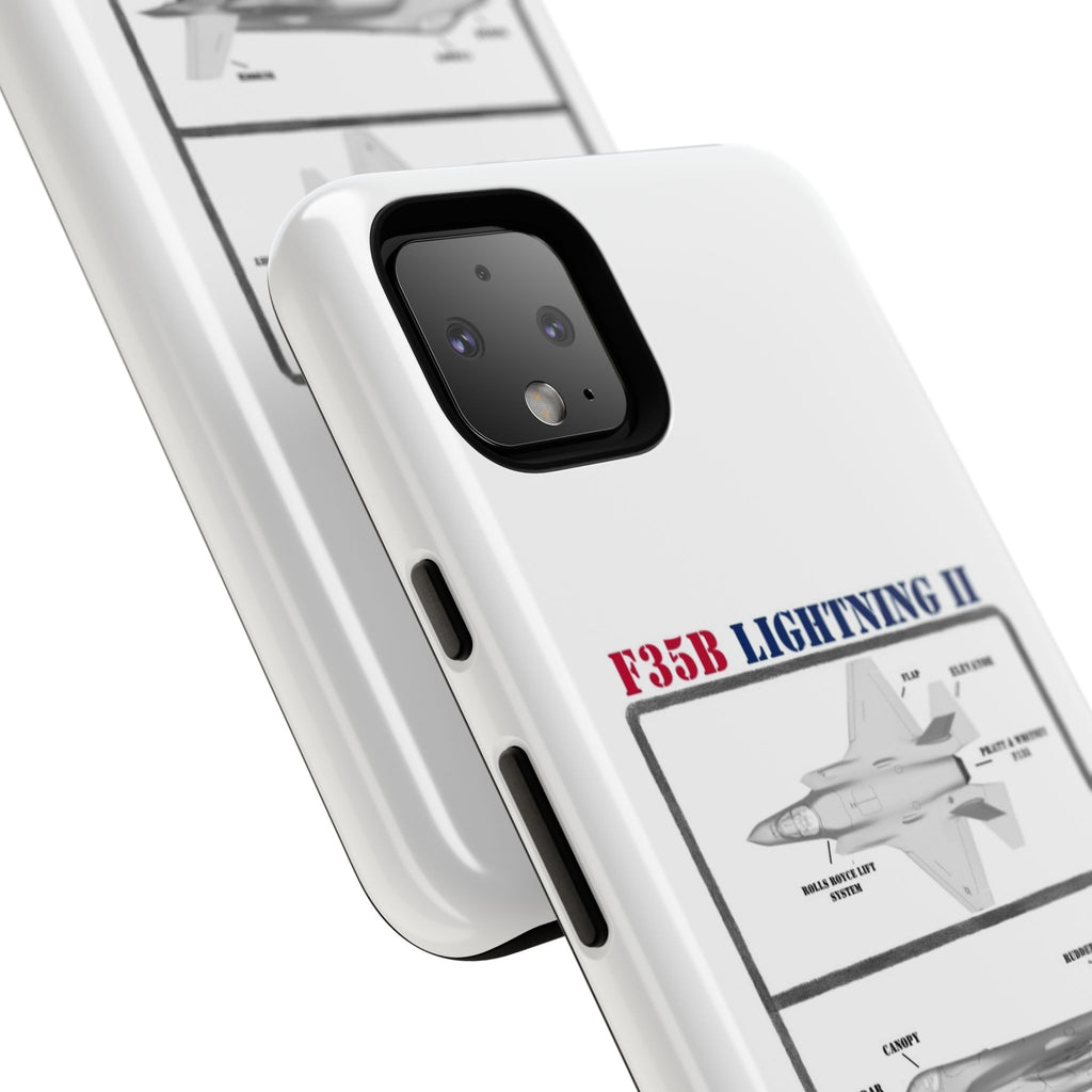 F-35 Lightning II Schematic edition phone case (USAF Colour-Way)