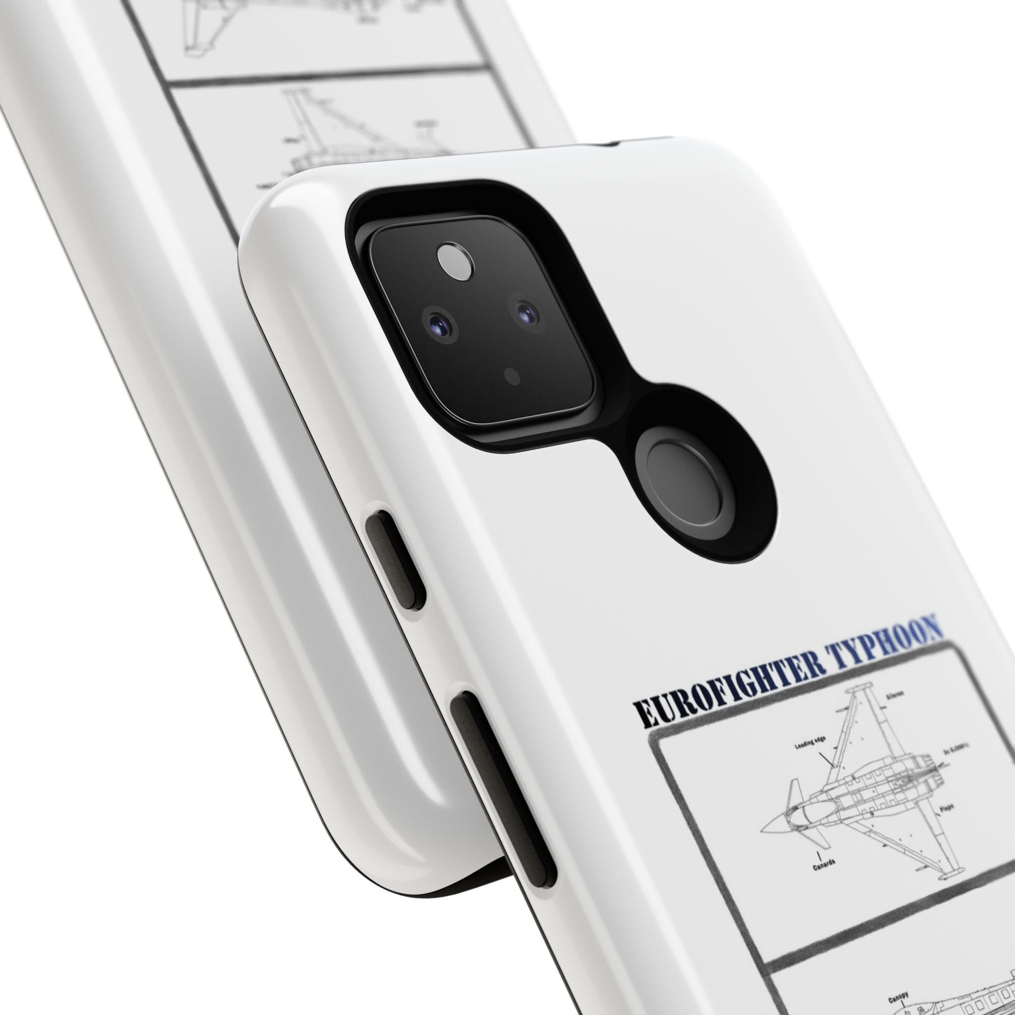 Eurofighter typhoon Schematic edition phone case (RAF Colour-Way)