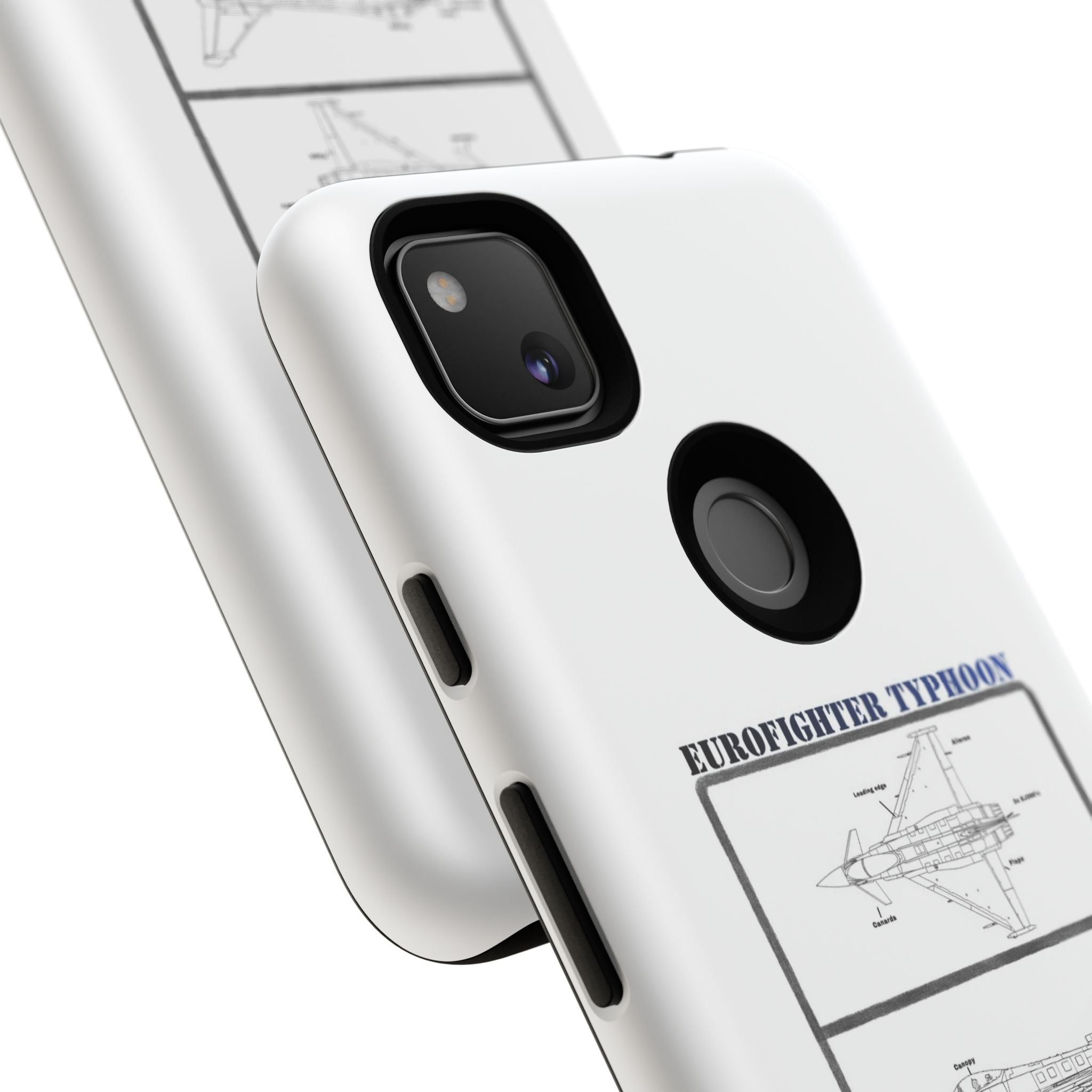 Eurofighter typhoon Schematic edition phone case (RAF Colour-Way)
