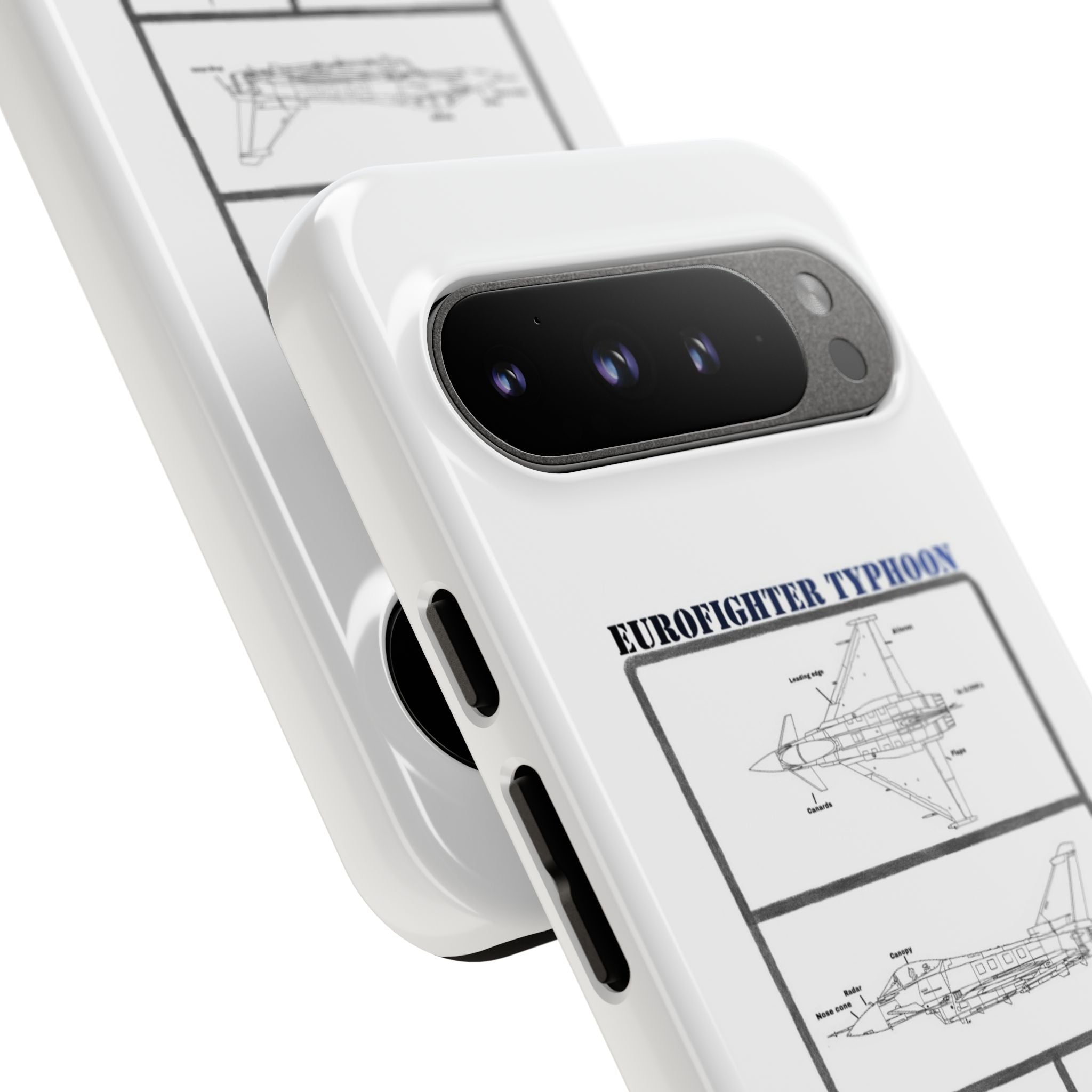 Eurofighter typhoon Schematic edition phone case (RAF Colour-Way)