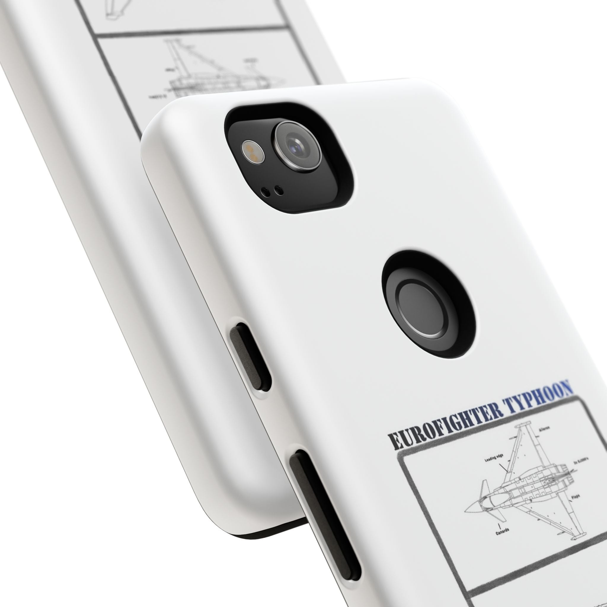 Eurofighter typhoon Schematic edition phone case (RAF Colour-Way)