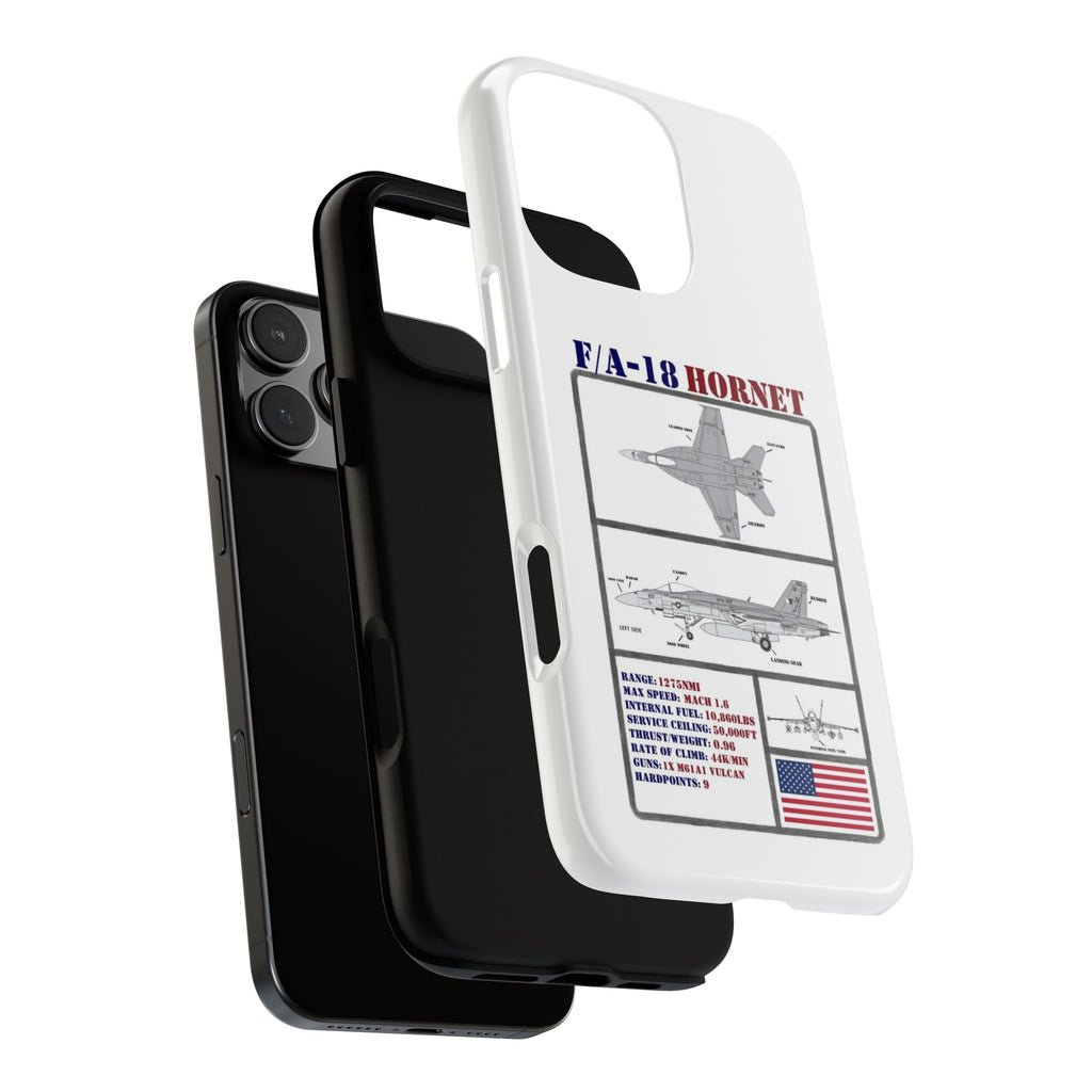 F/A-18 Hornet Schematic edition phone case (USAF Colour-Way)