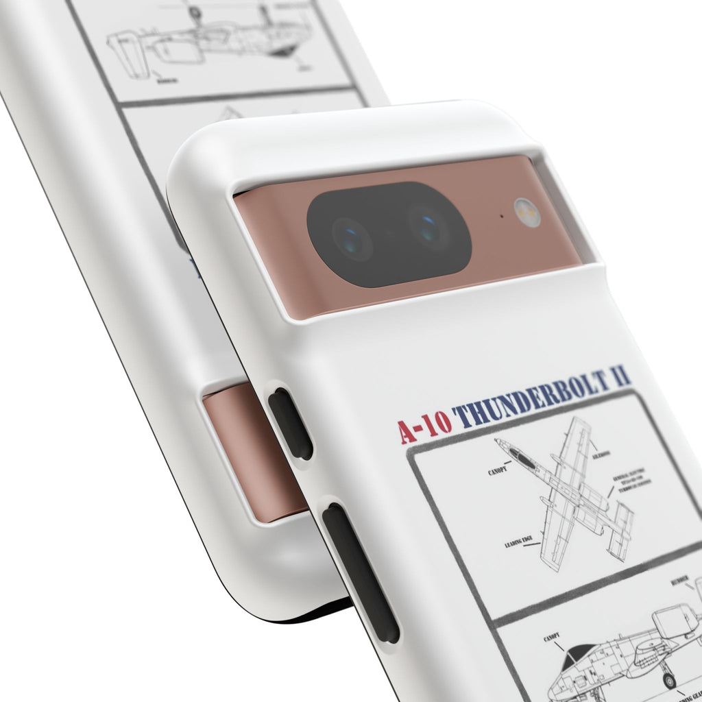 A-10 Thunderbolt Schematic edition phone case (USAF Colour-Way)