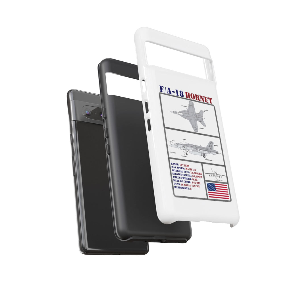 F/A-18 Hornet Schematic edition phone case (USAF Colour-Way)