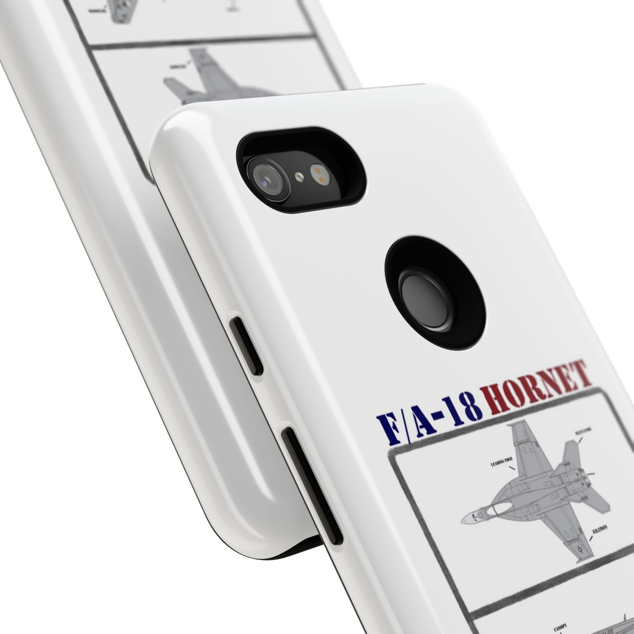 F/A-18 Hornet Schematic edition phone case (USAF Colour-Way)