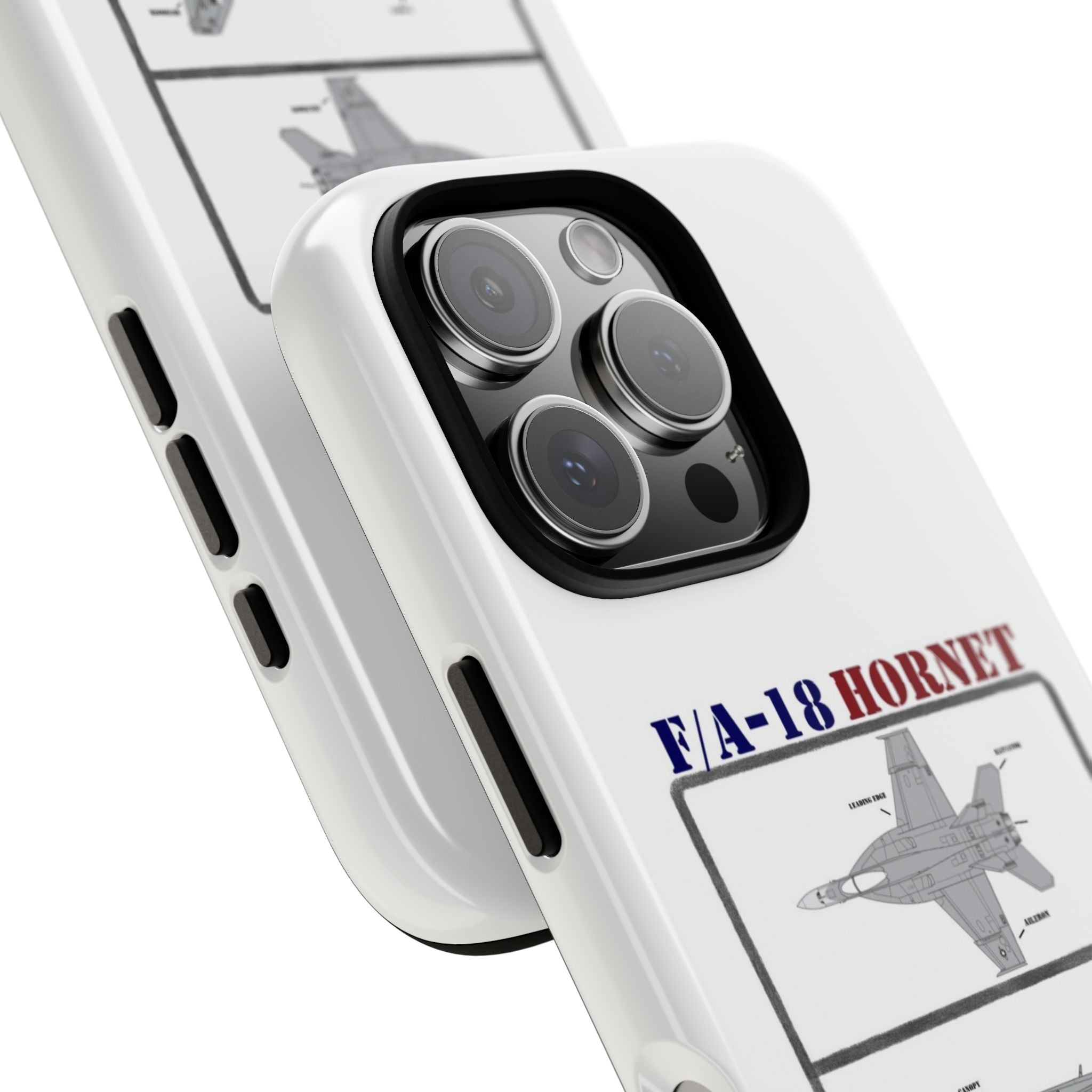 F/A-18 Hornet Schematic edition phone case (USAF Colour-Way)