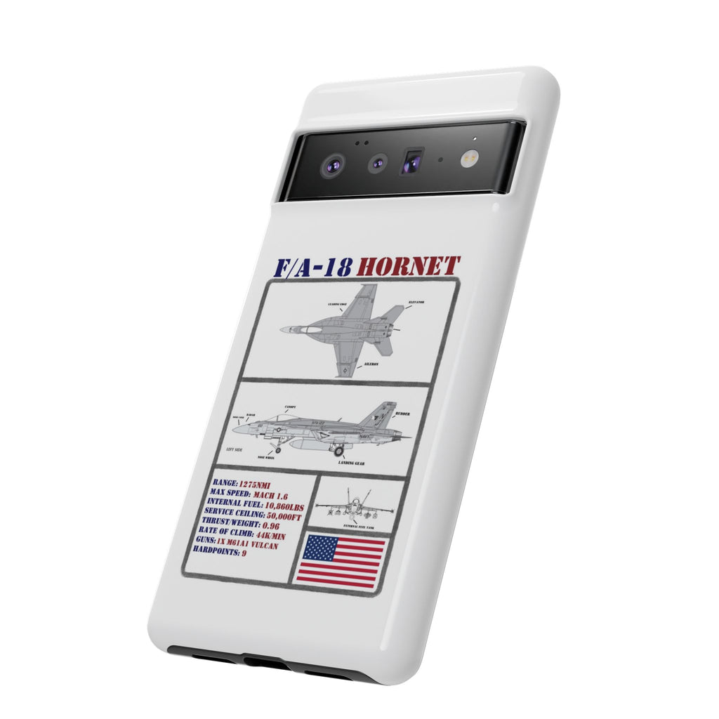 F/A-18 Hornet Schematic edition phone case (USAF Colour-Way)