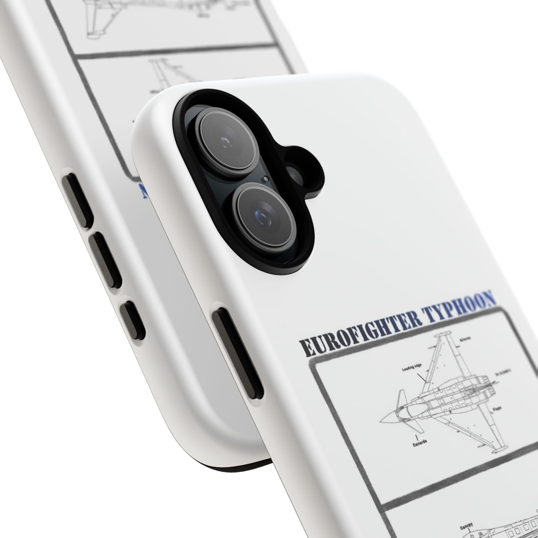 Eurofighter typhoon Schematic edition phone case (RAF Colour-Way)
