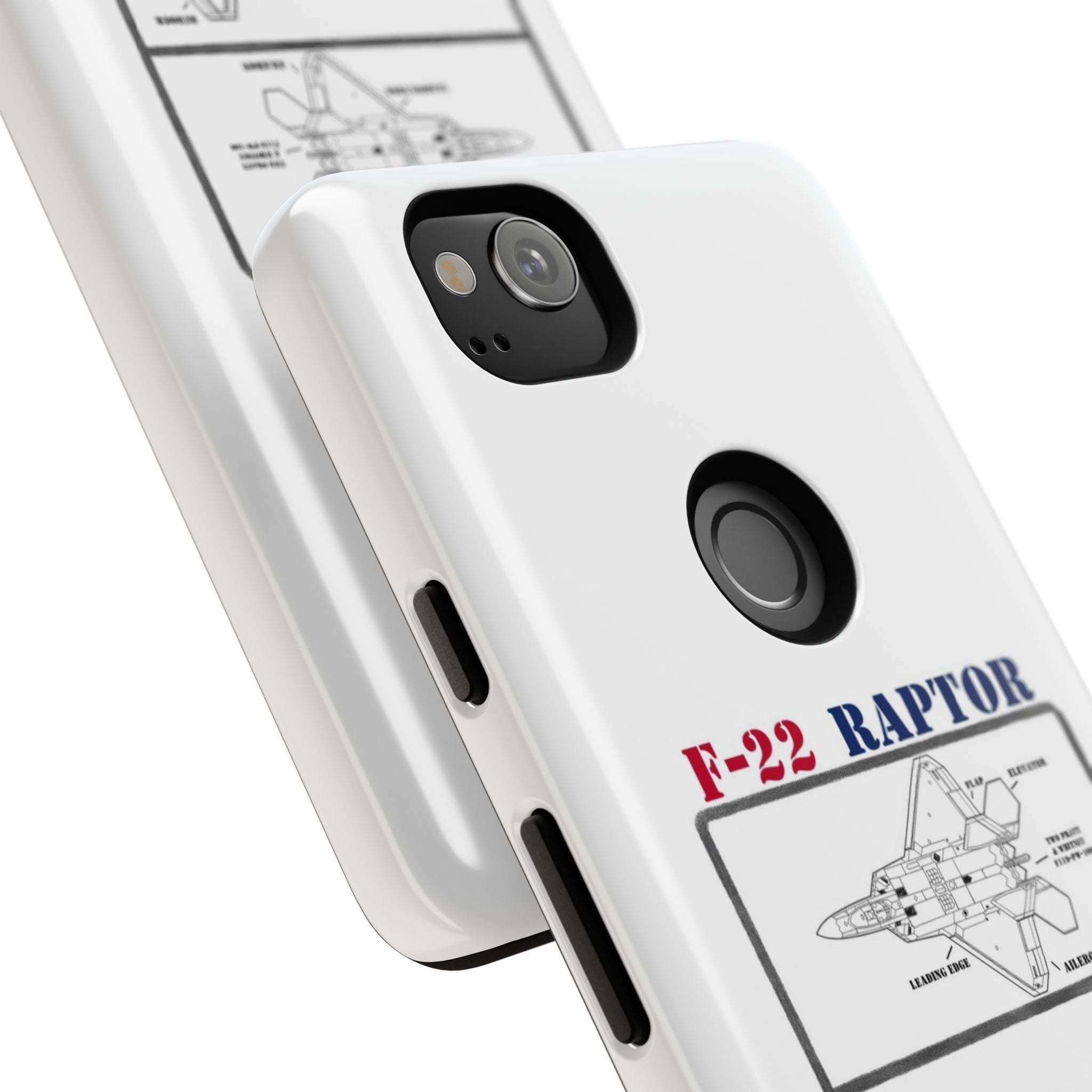 F-22 Raptor Schematic edition phone case (USAF Colour-Way)