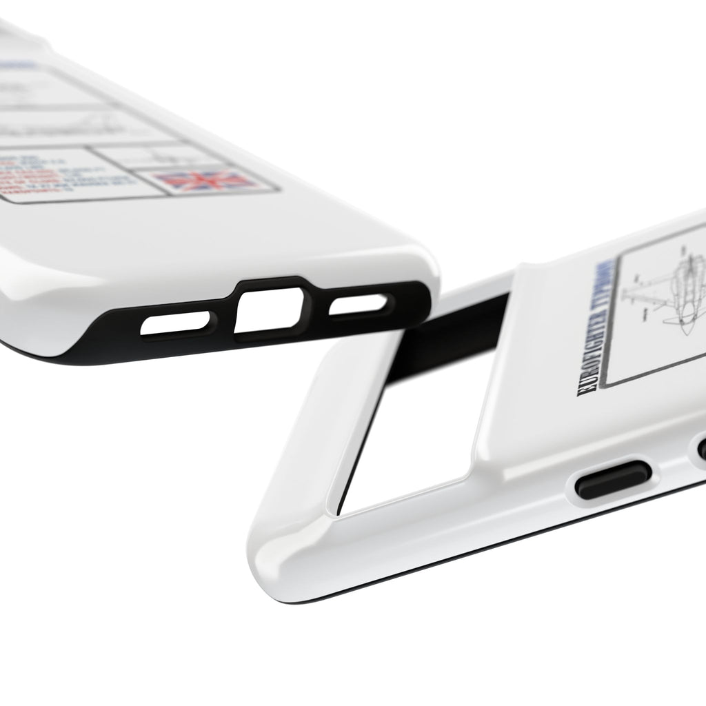 Eurofighter typhoon Schematic edition phone case (RAF Colour-Way)