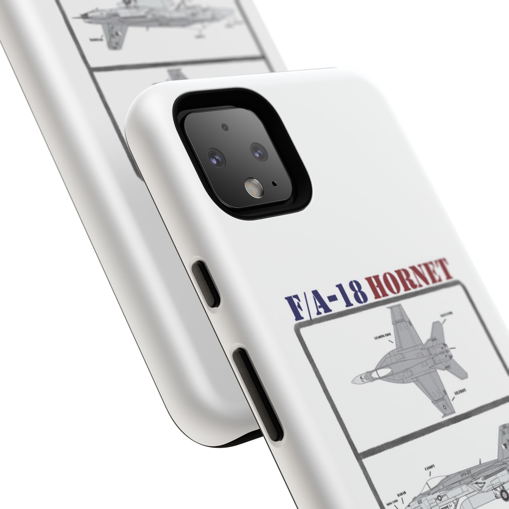 F/A-18 Hornet Schematic edition phone case (USAF Colour-Way)