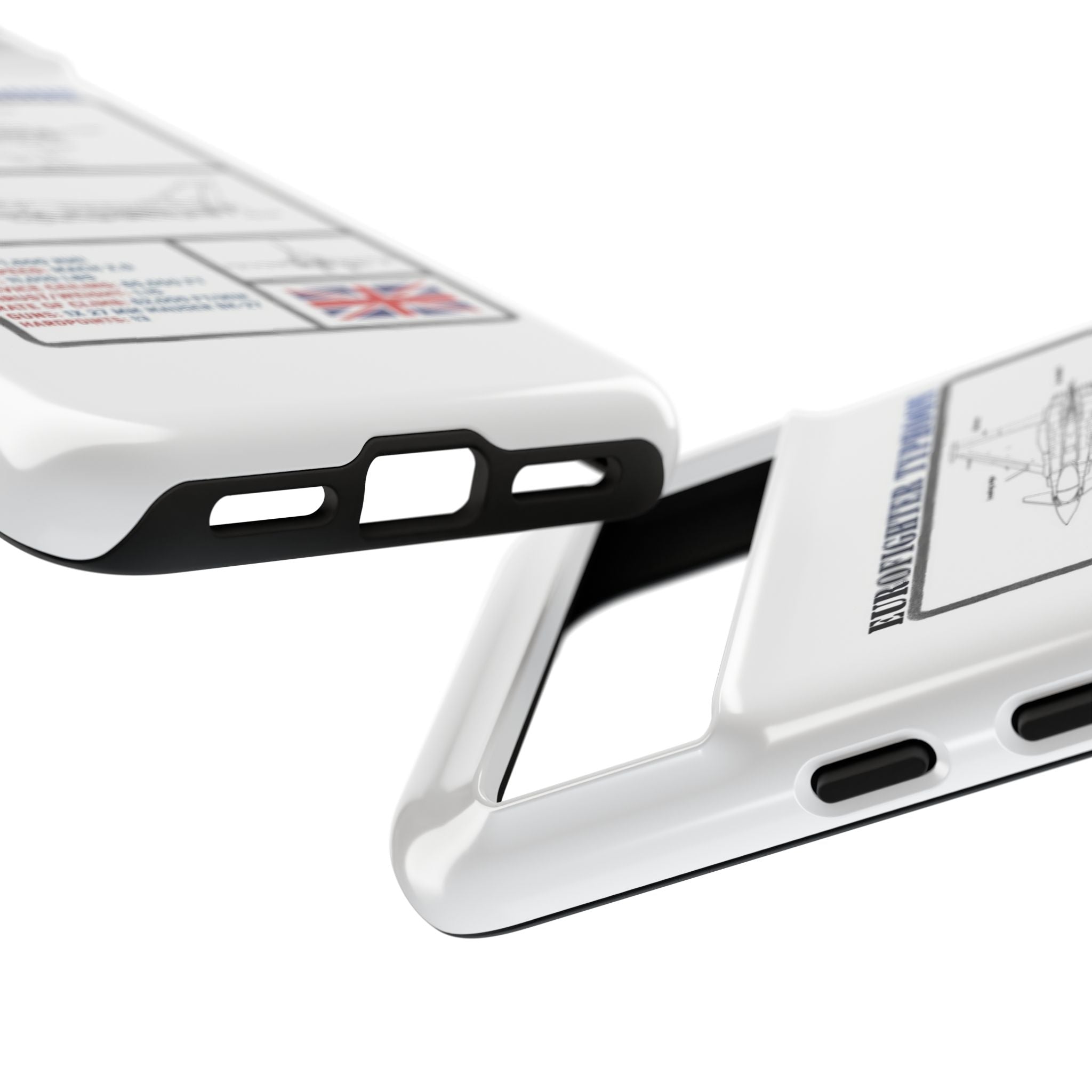 Eurofighter typhoon Schematic edition phone case (RAF Colour-Way)