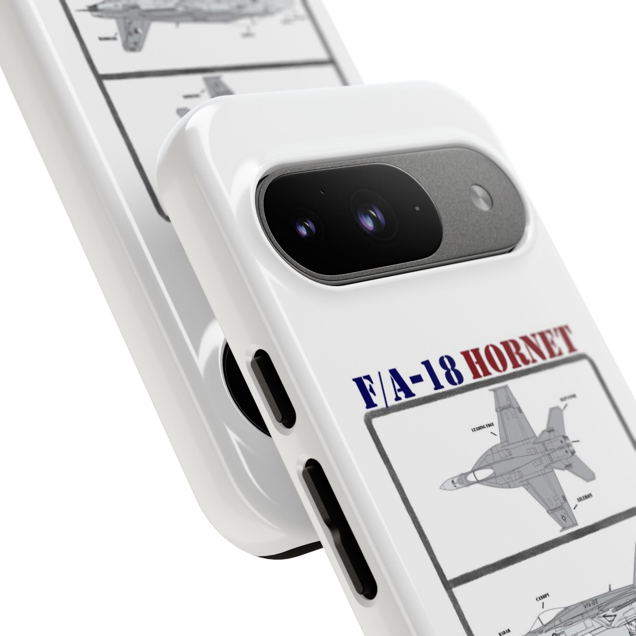 F/A-18 Hornet Schematic edition phone case (USAF Colour-Way)