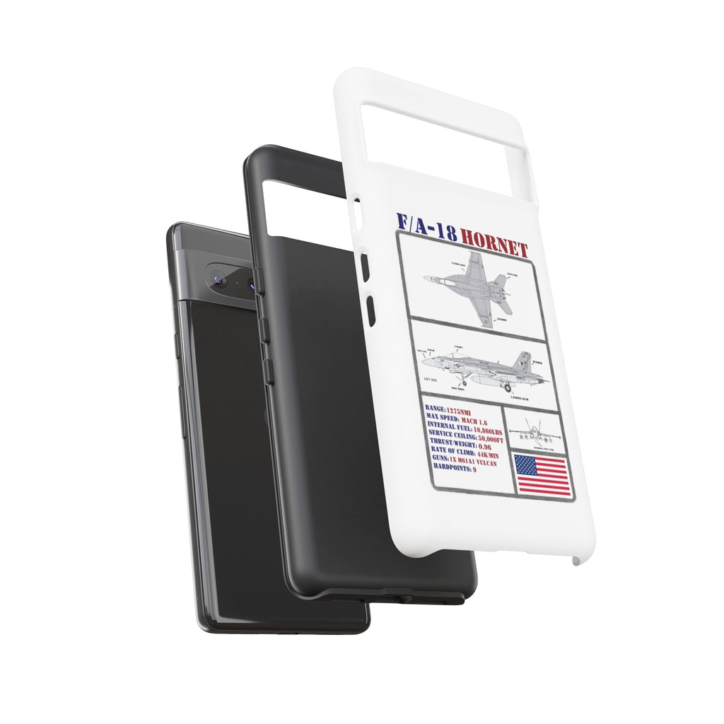 F/A-18 Hornet Schematic edition phone case (USAF Colour-Way)