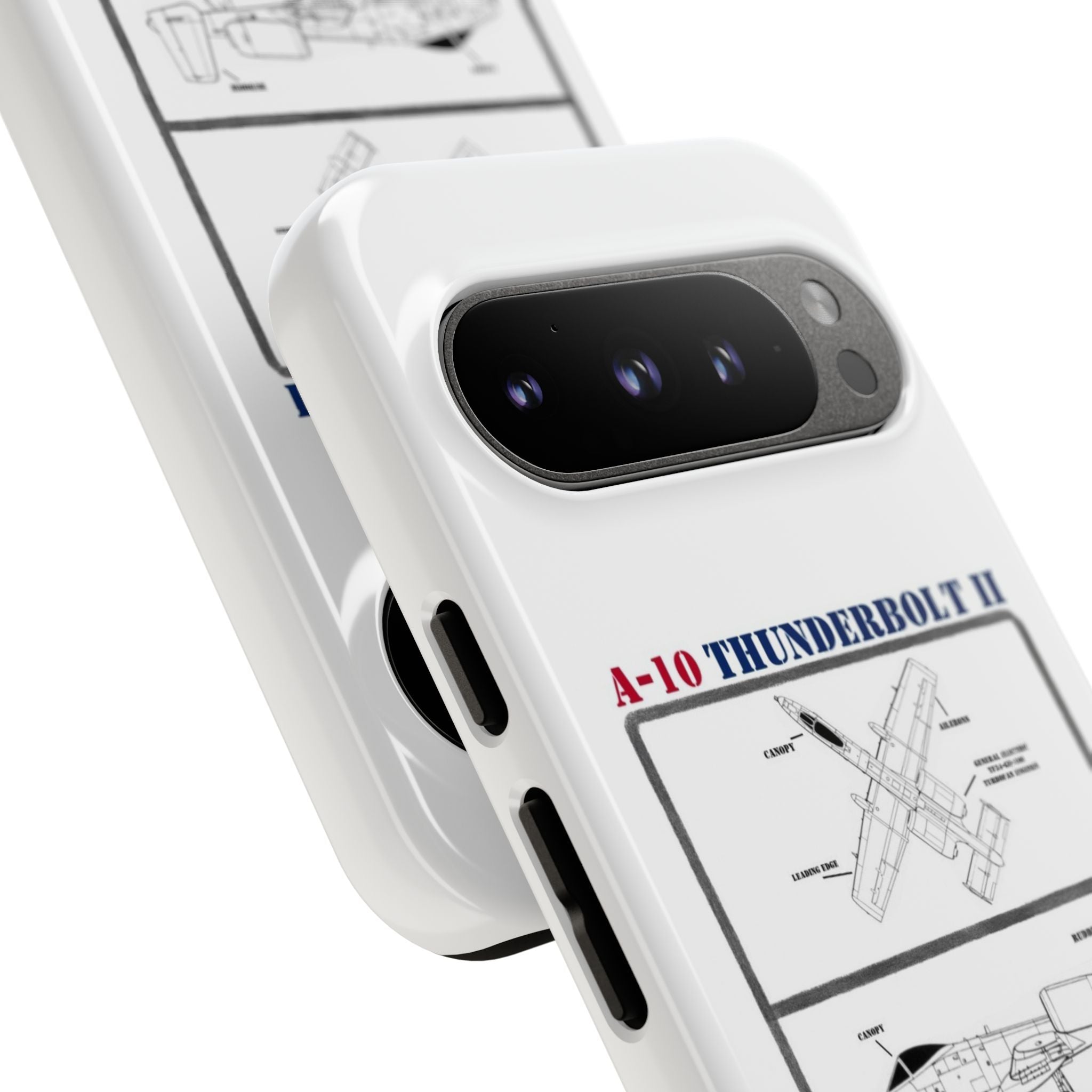 A-10 Thunderbolt Schematic edition phone case (USAF Colour-Way)