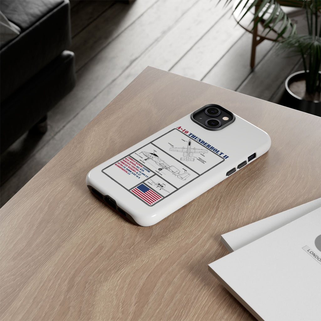 A-10 Thunderbolt Schematic edition phone case (USAF Colour-Way)