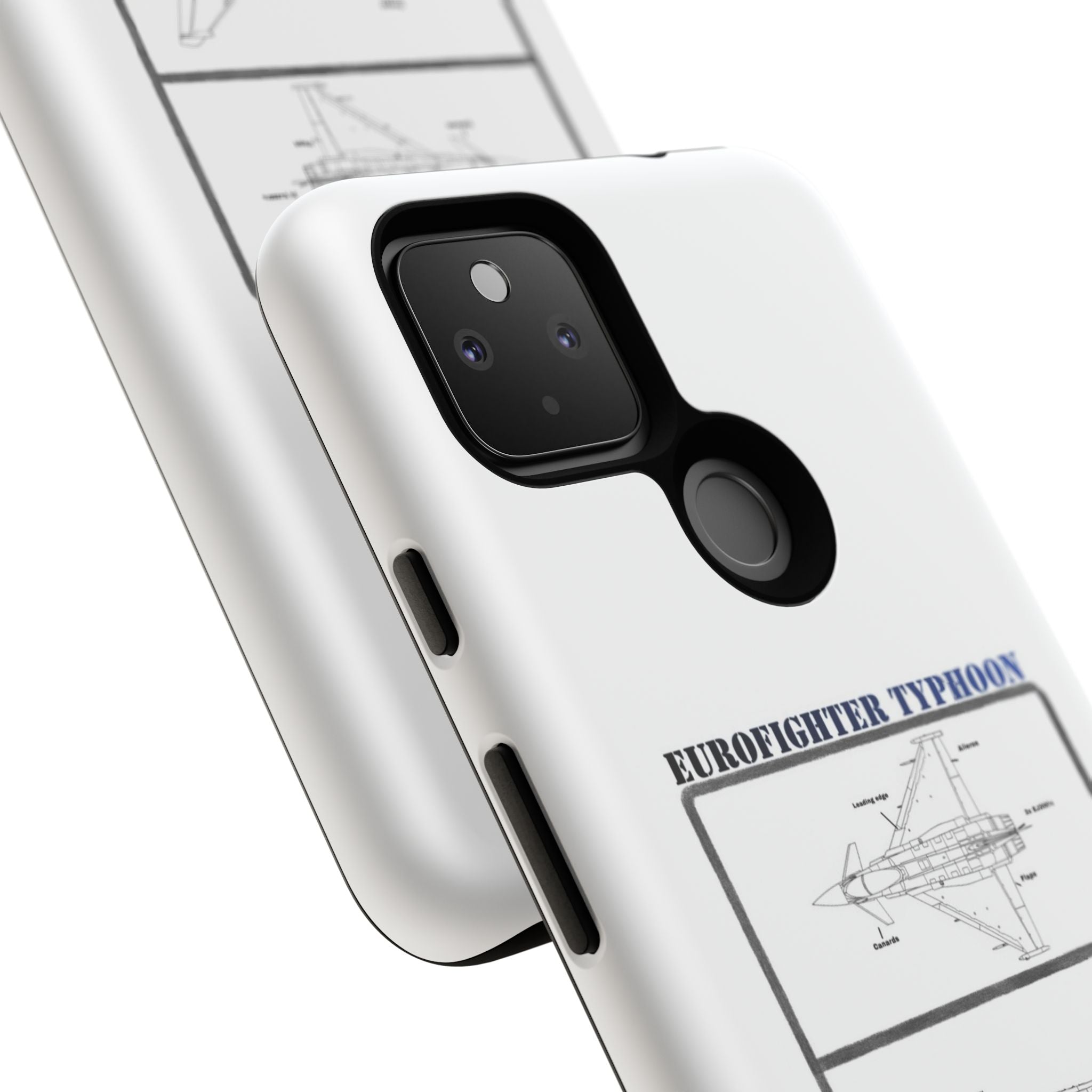 Eurofighter typhoon Schematic edition phone case (RAF Colour-Way)