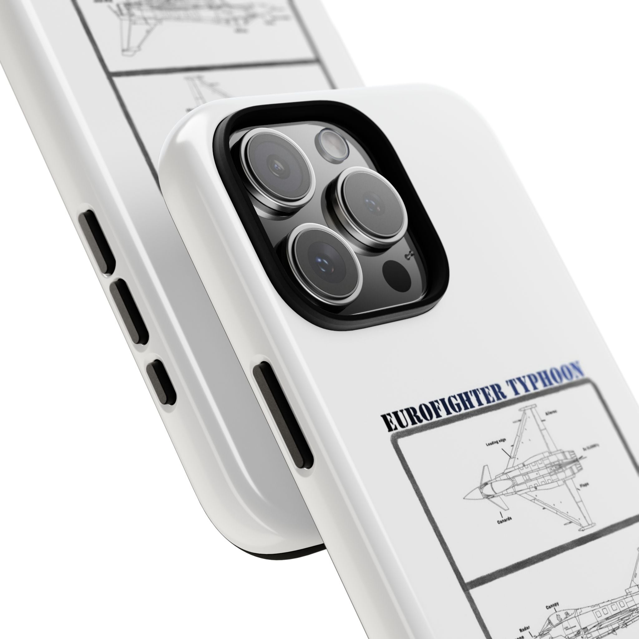 Eurofighter typhoon Schematic edition phone case (RAF Colour-Way)
