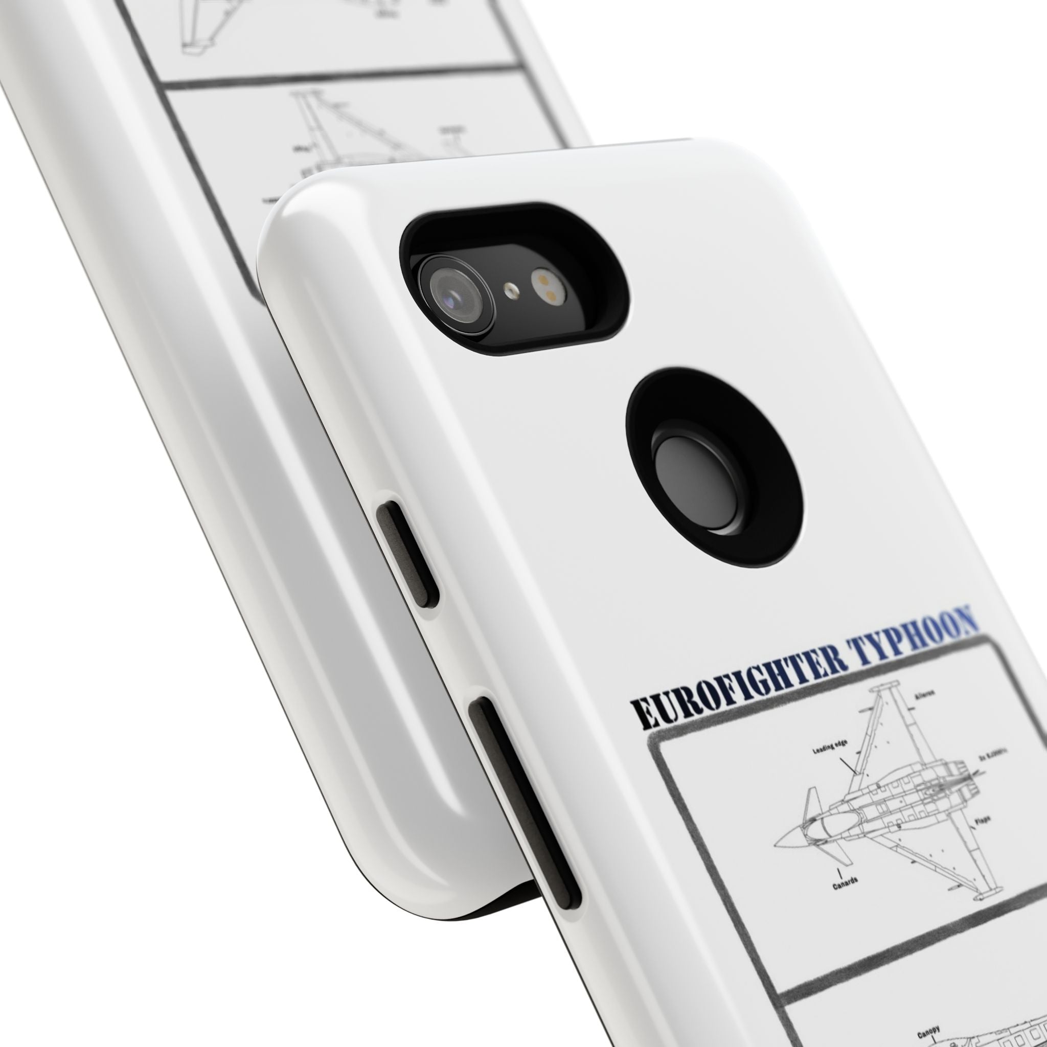 Eurofighter typhoon Schematic edition phone case (RAF Colour-Way)