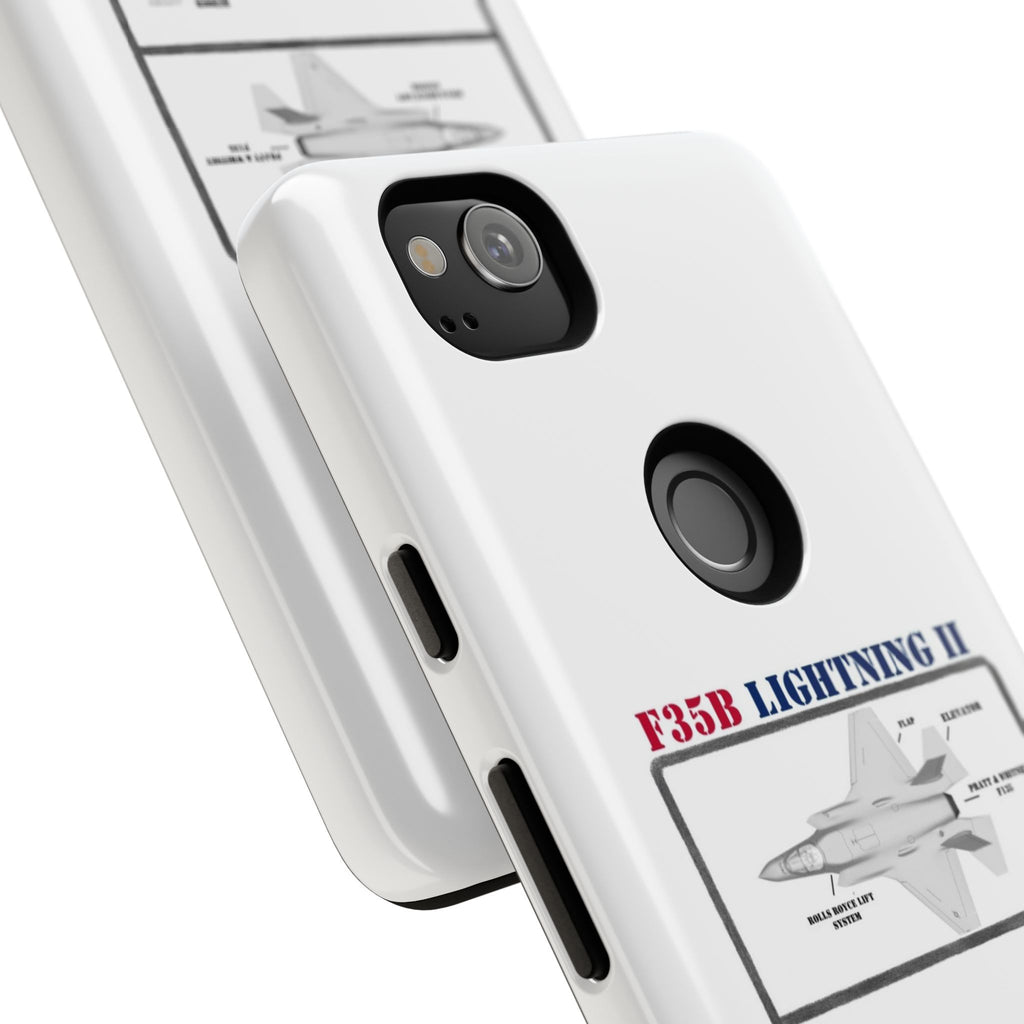 F-35 Lightning II Schematic edition phone case (USAF Colour-Way)